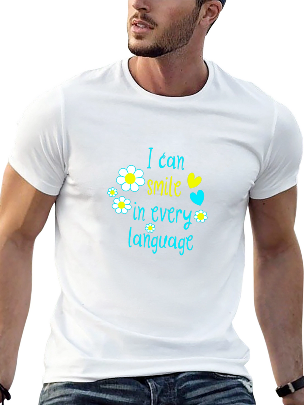 I Can Smile in Every Language Graphic T-Shirt