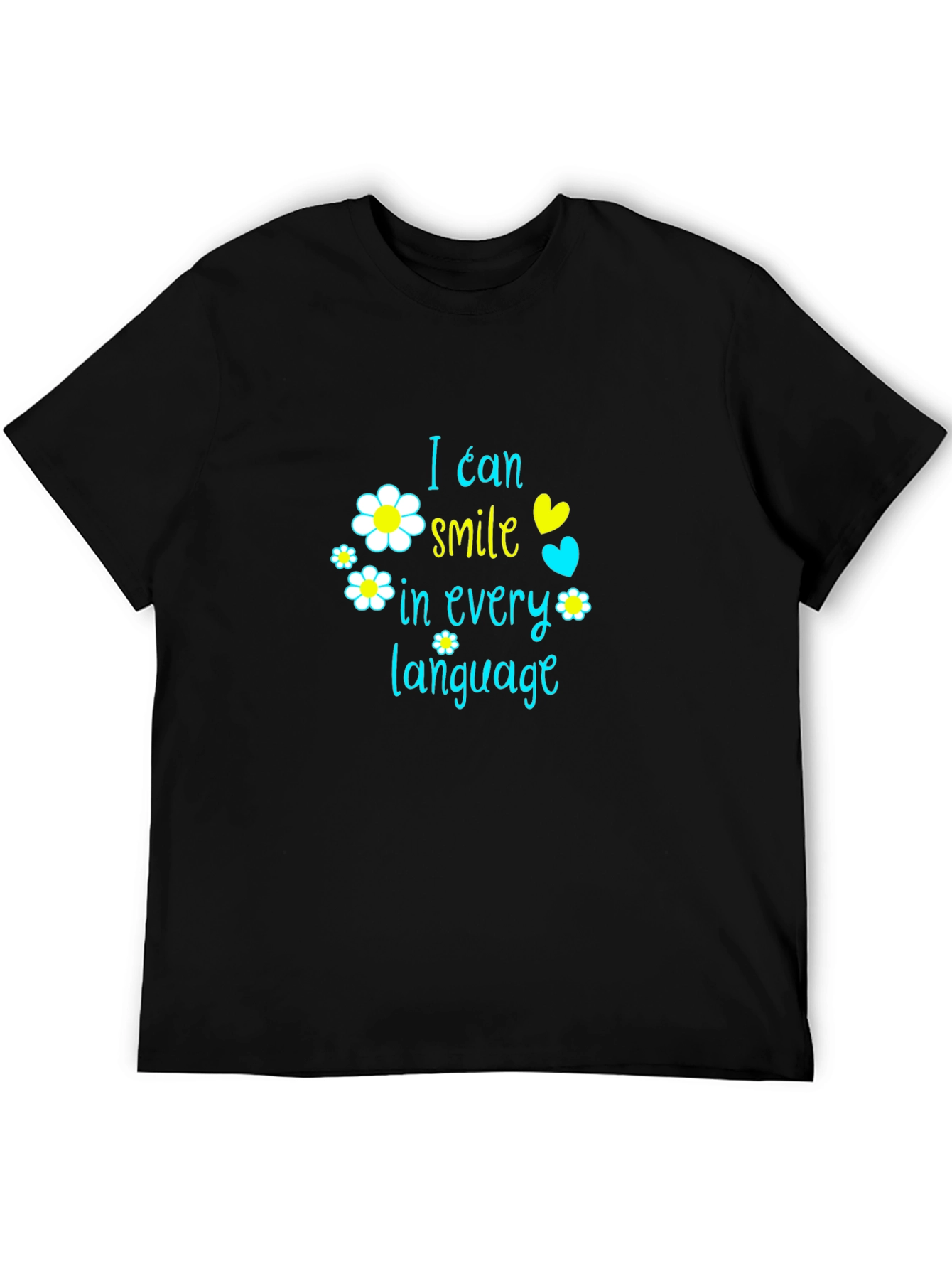 I Can Smile in Every Language Graphic T-Shirt