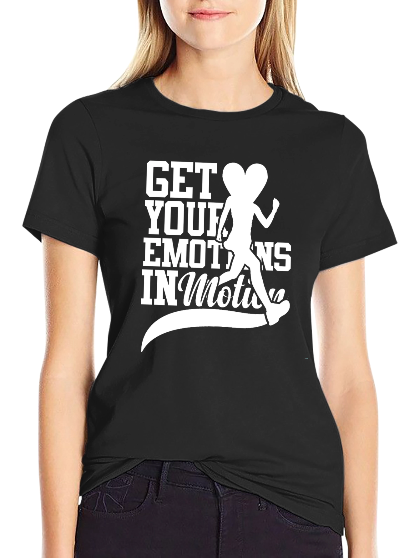 Get Your Emotions In Motion Black T-Shirt