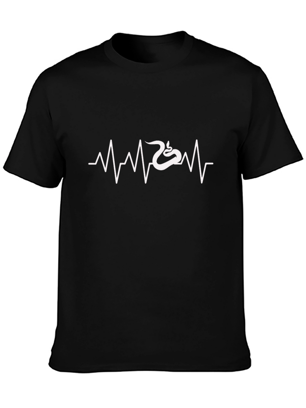 Snake Heartbeat T-Shirt - Cool Graphic Tee