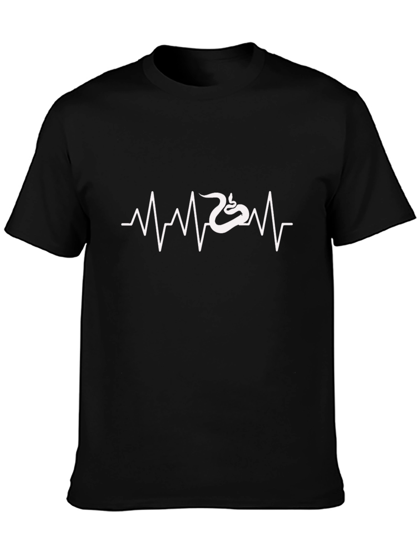 Snake Heartbeat T-Shirt - Cool Graphic Tee