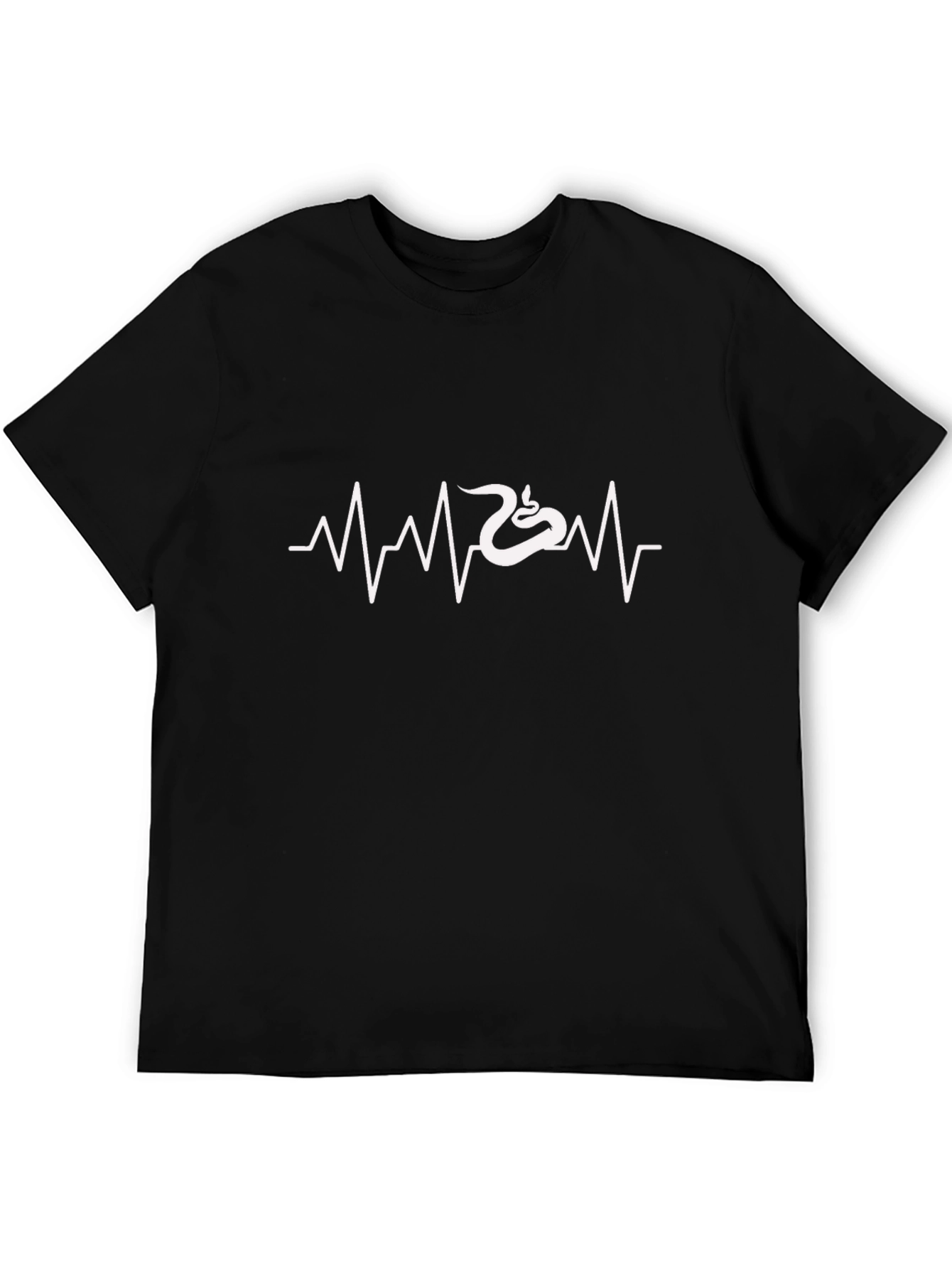 Snake Heartbeat T-Shirt - Cool Graphic Tee