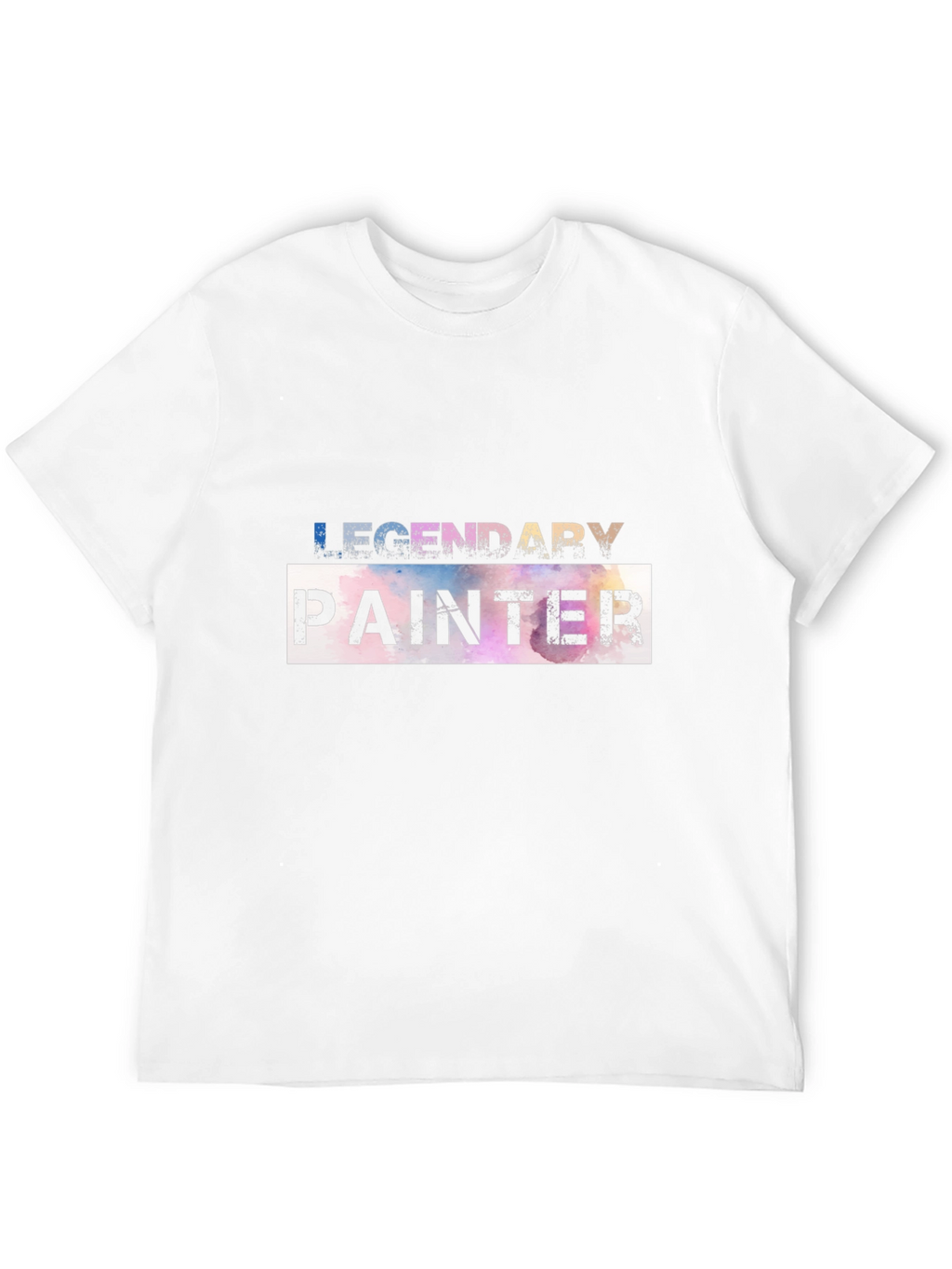 Legendary Painter Graphic Tee - Artistic Black T-Shirt