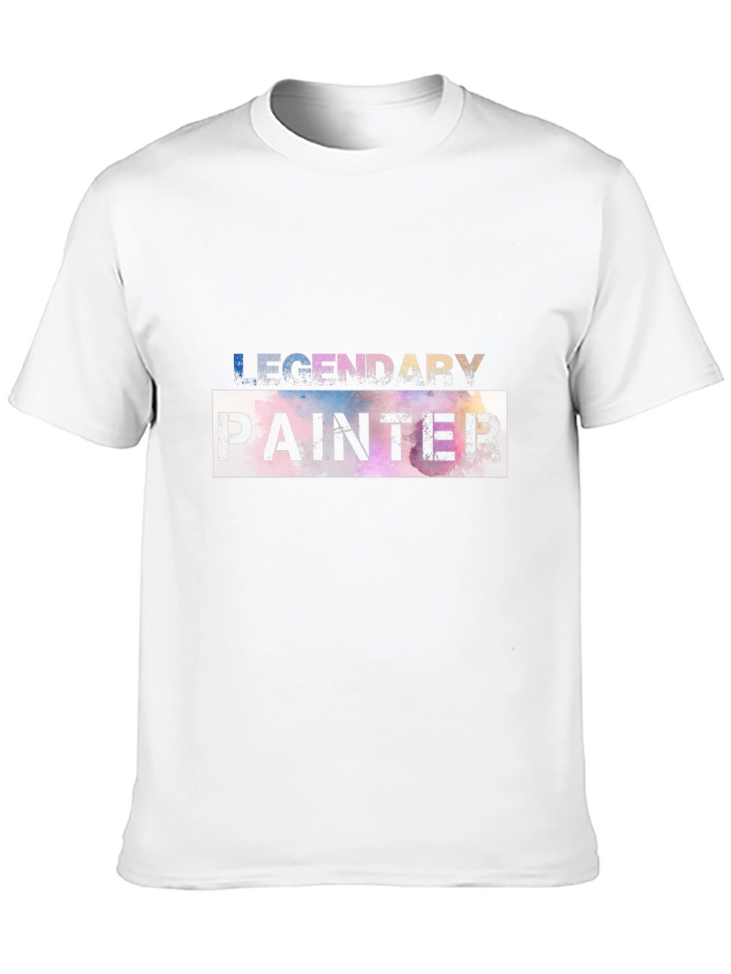Legendary Painter Graphic Tee - Artistic Black T-Shirt