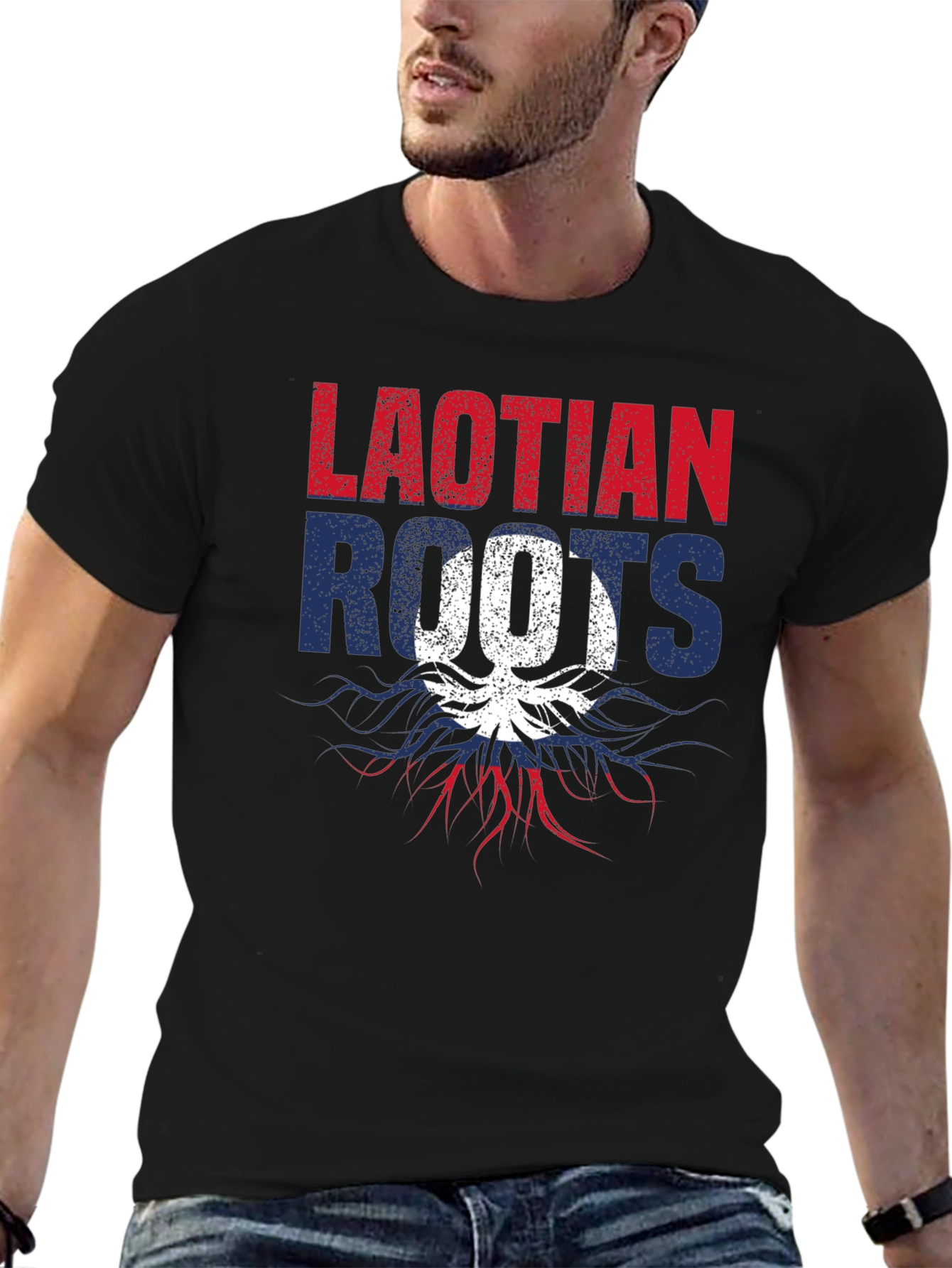 Laotian Roots T-Shirt - Pride and Heritage Design