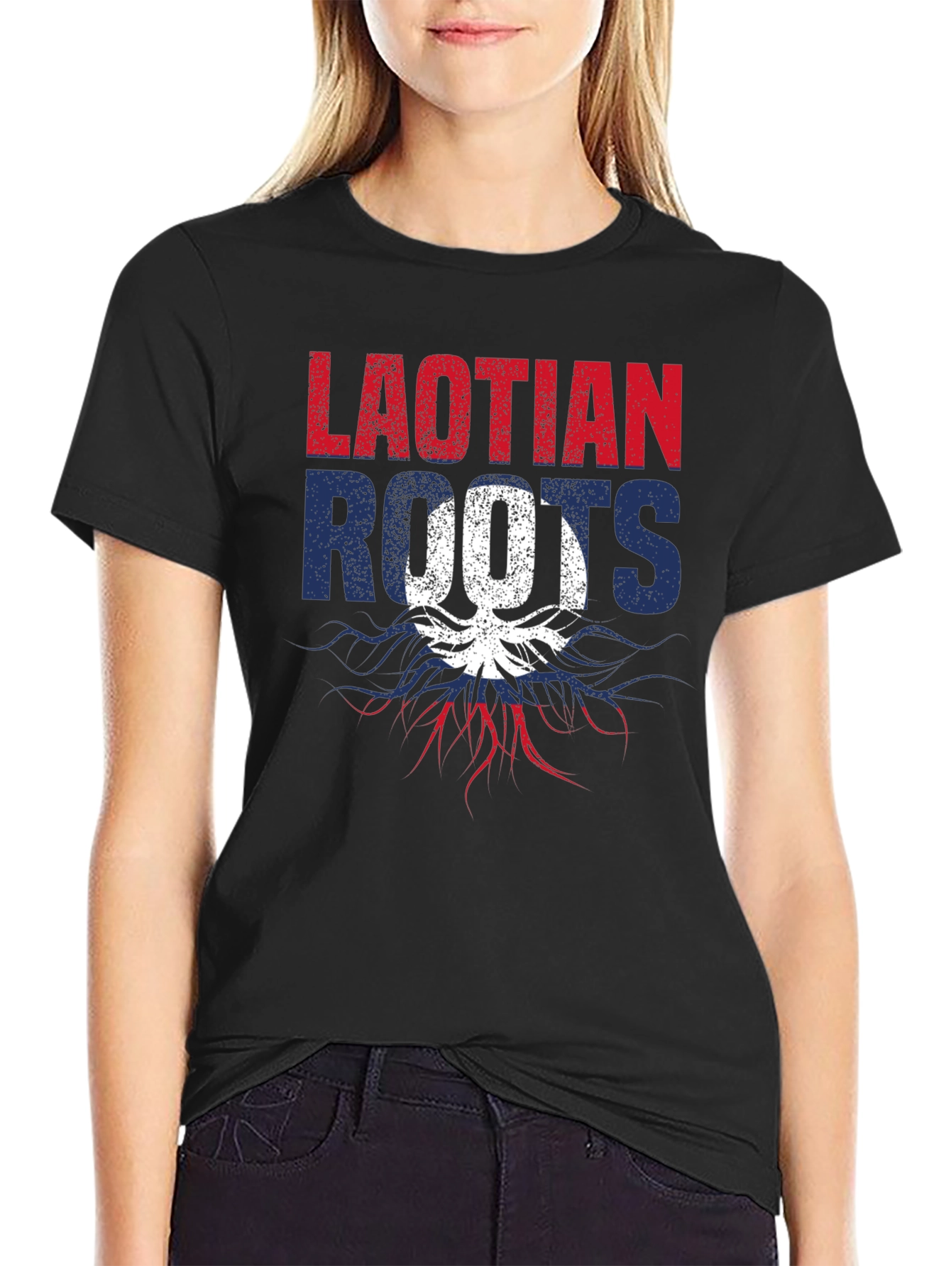 Laotian Roots T-Shirt - Pride and Heritage Design