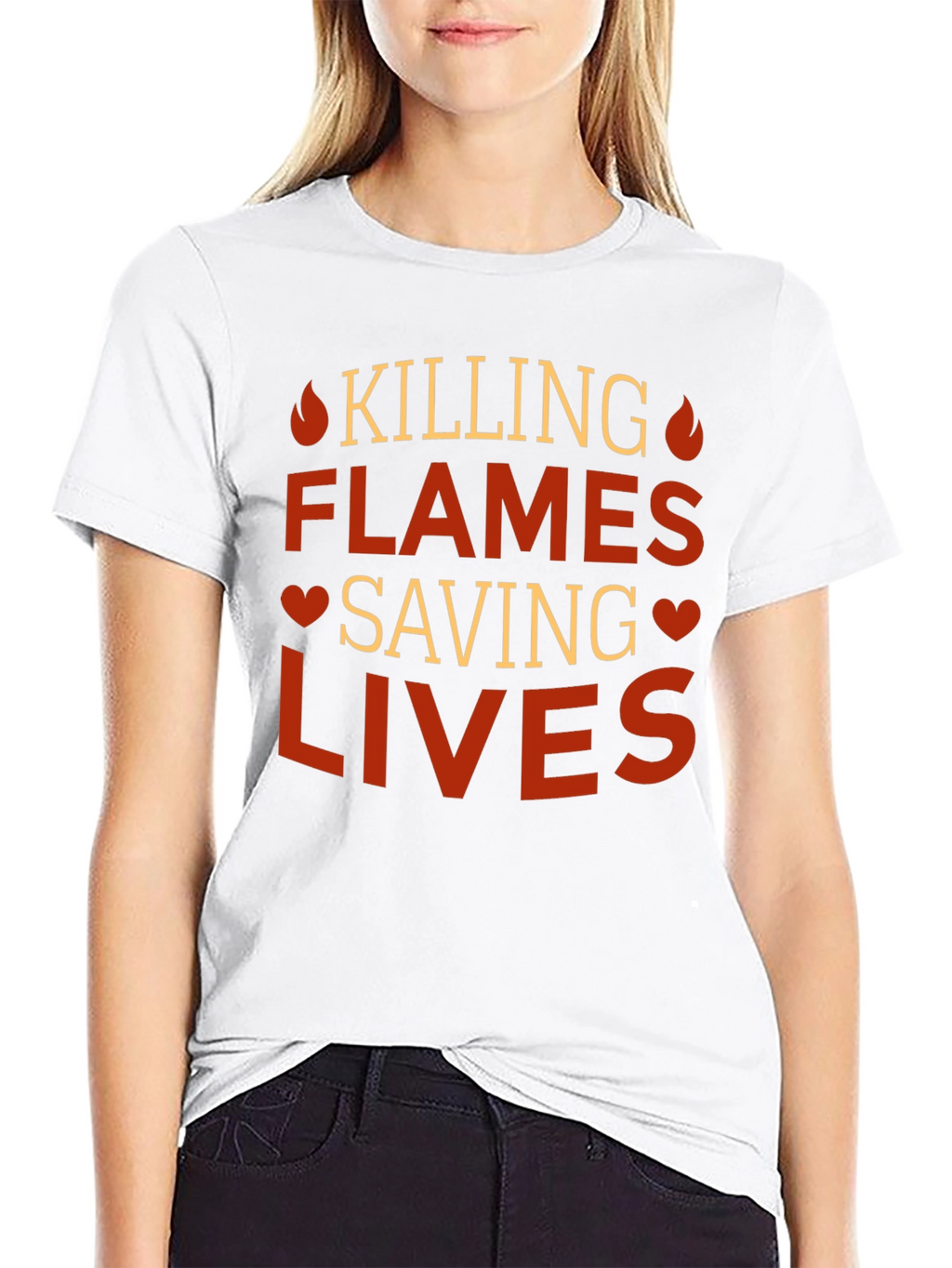 Killing Flames Saving Lives Graphic Tee
