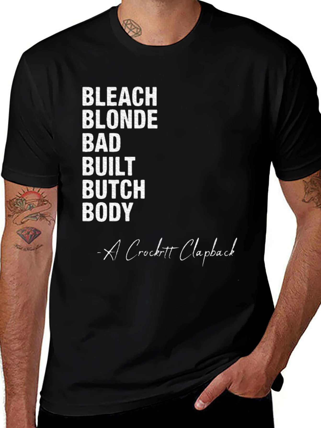 Bleach Blonde Bad Built Butch Body T-Shirt