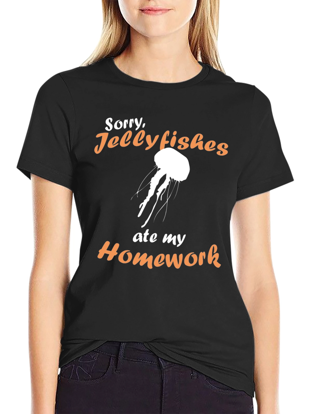 Jellyfish Homework T-Shirt - Funny Novelty Tee