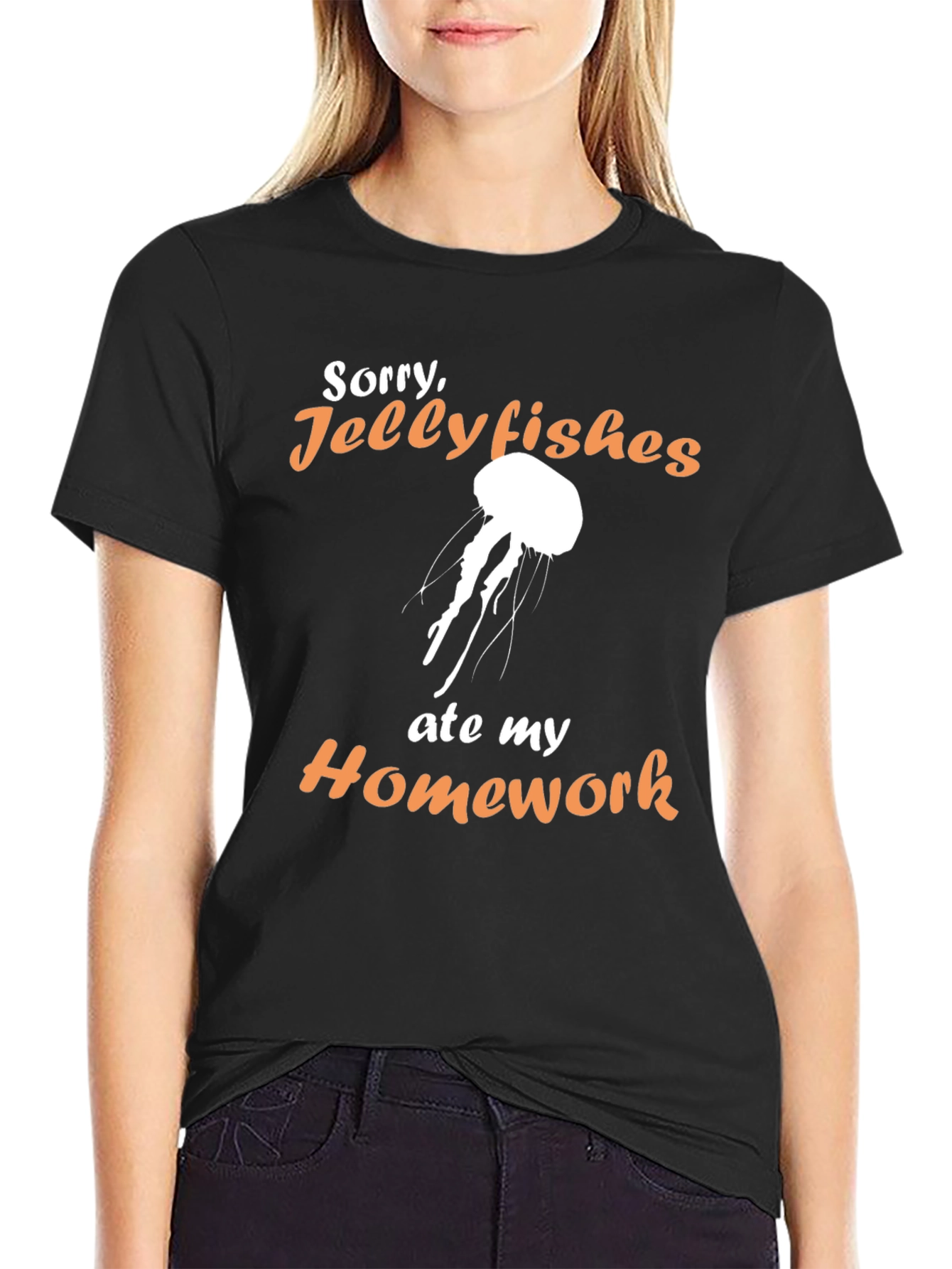 Jellyfish Homework T-Shirt - Funny Novelty Tee