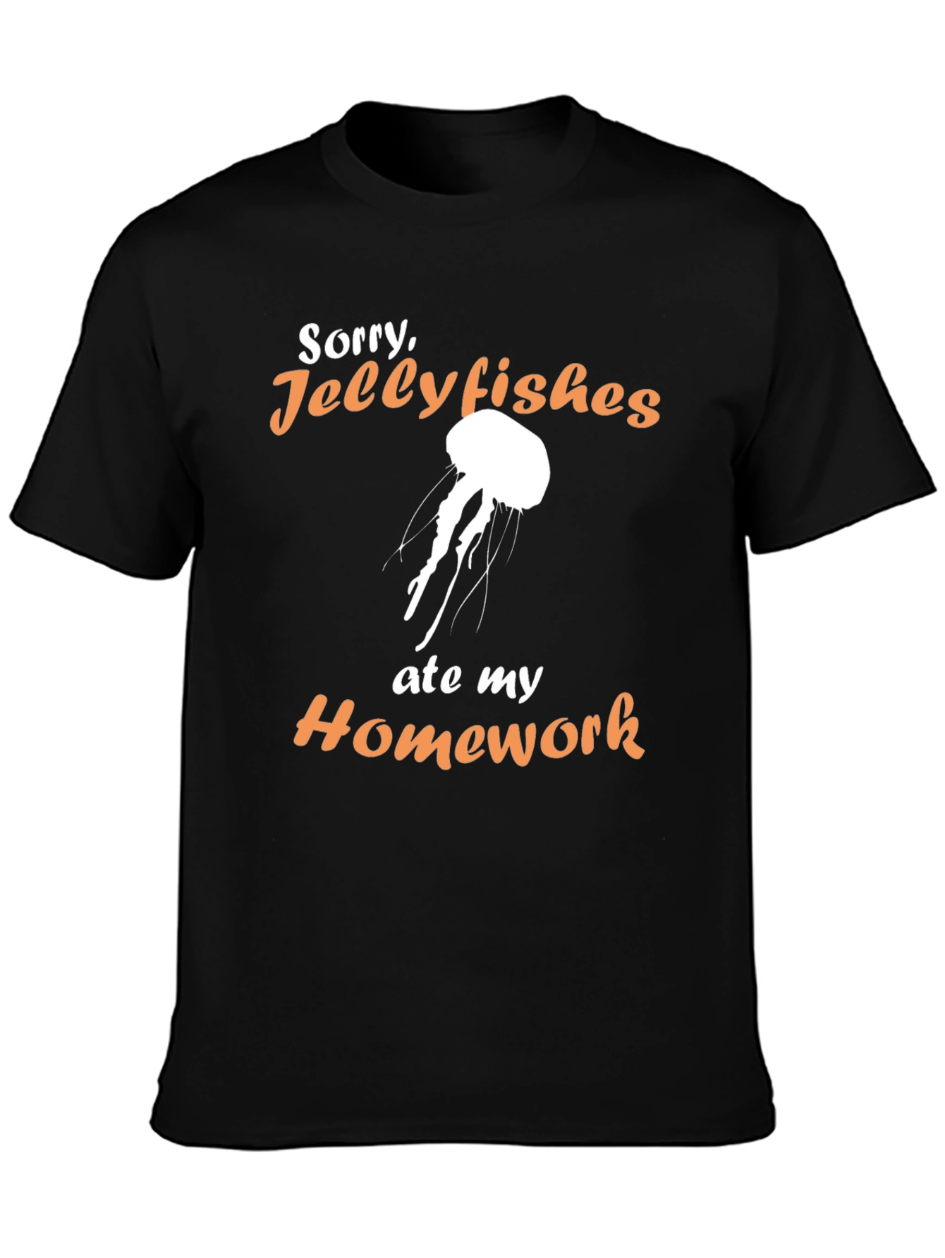 Jellyfish Homework T-Shirt - Funny Novelty Tee