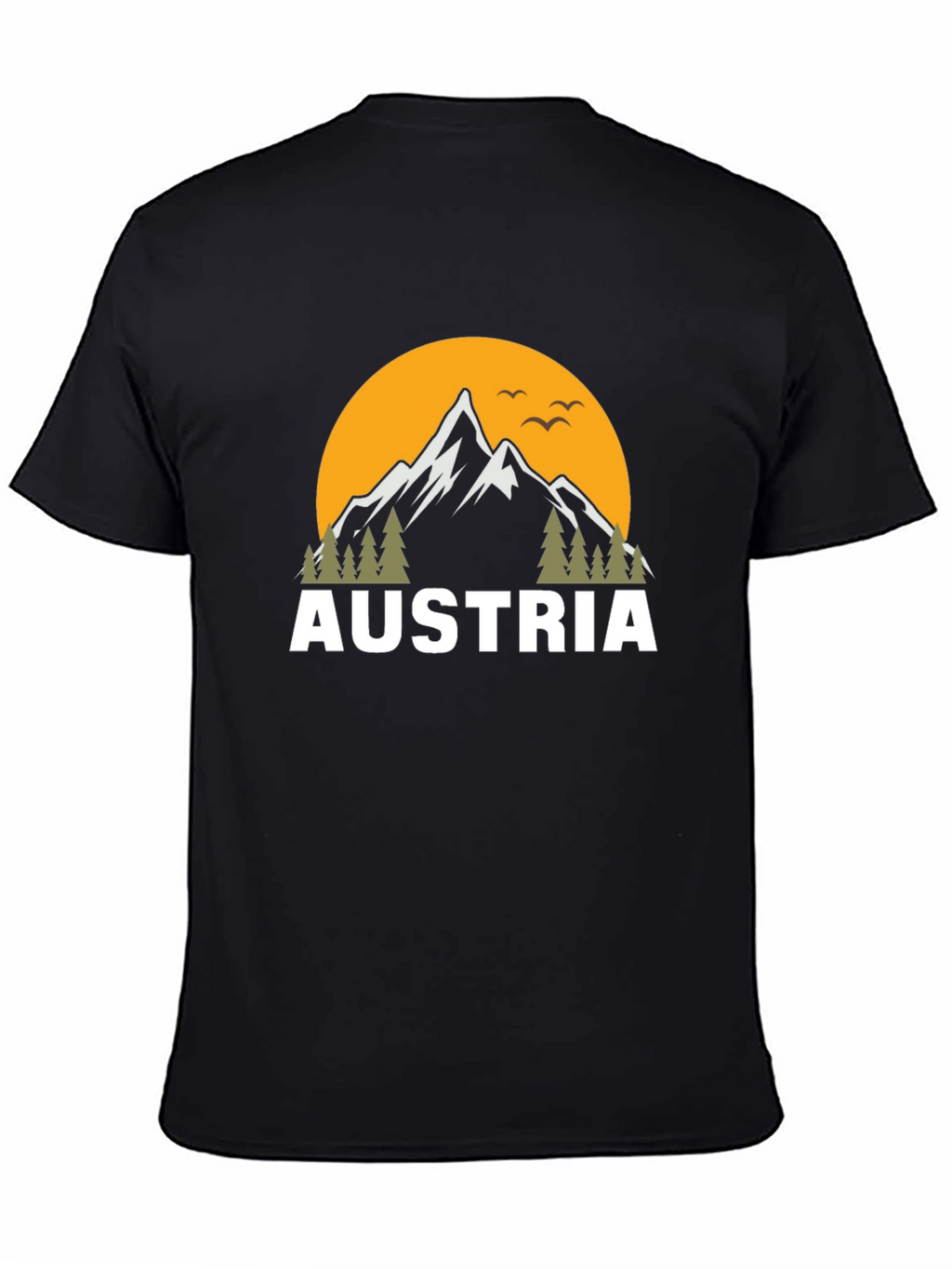 Austria Mountain Graphic T-Shirt
