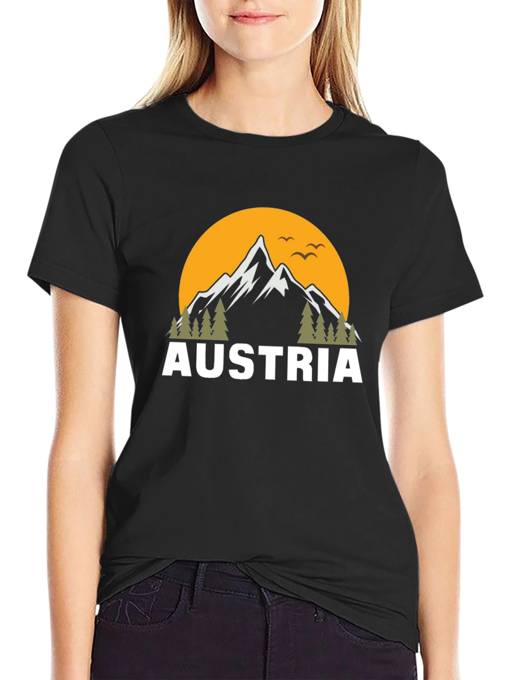 Austria Mountain Graphic T-Shirt