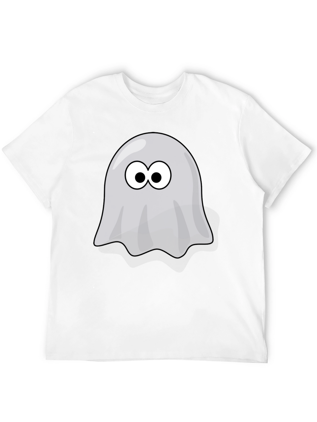 Spooky Cute Ghost Graphic Tee - Halloween Shirt