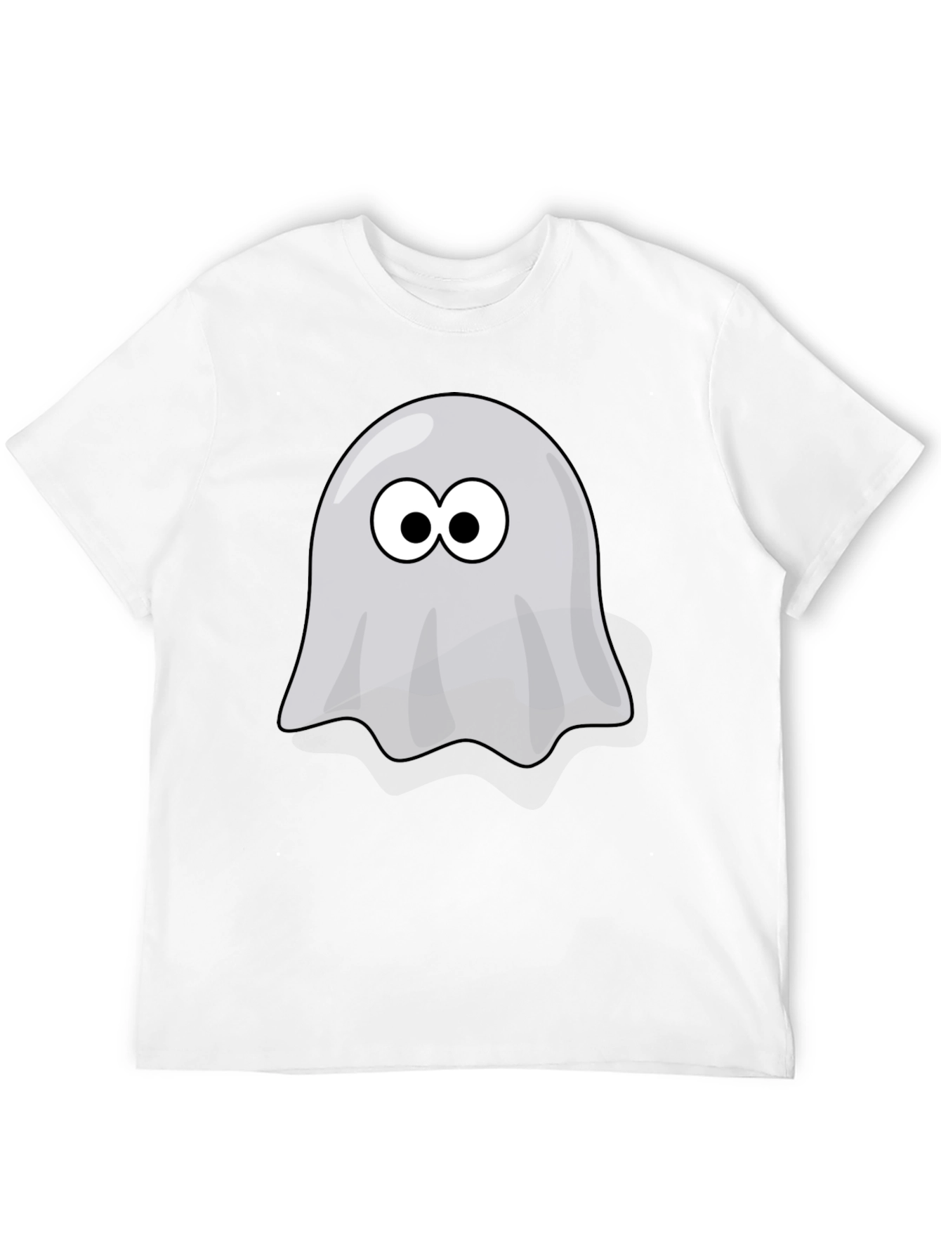 Spooky Cute Ghost Graphic Tee - Halloween Shirt