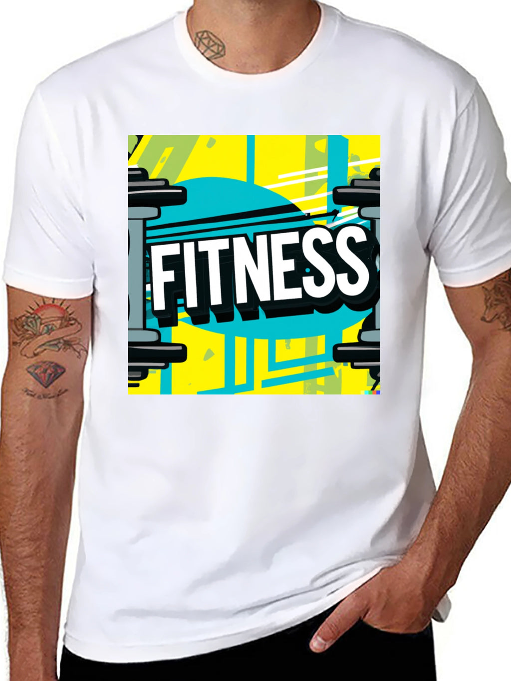 Fitness Graphic Tee - Workout Style