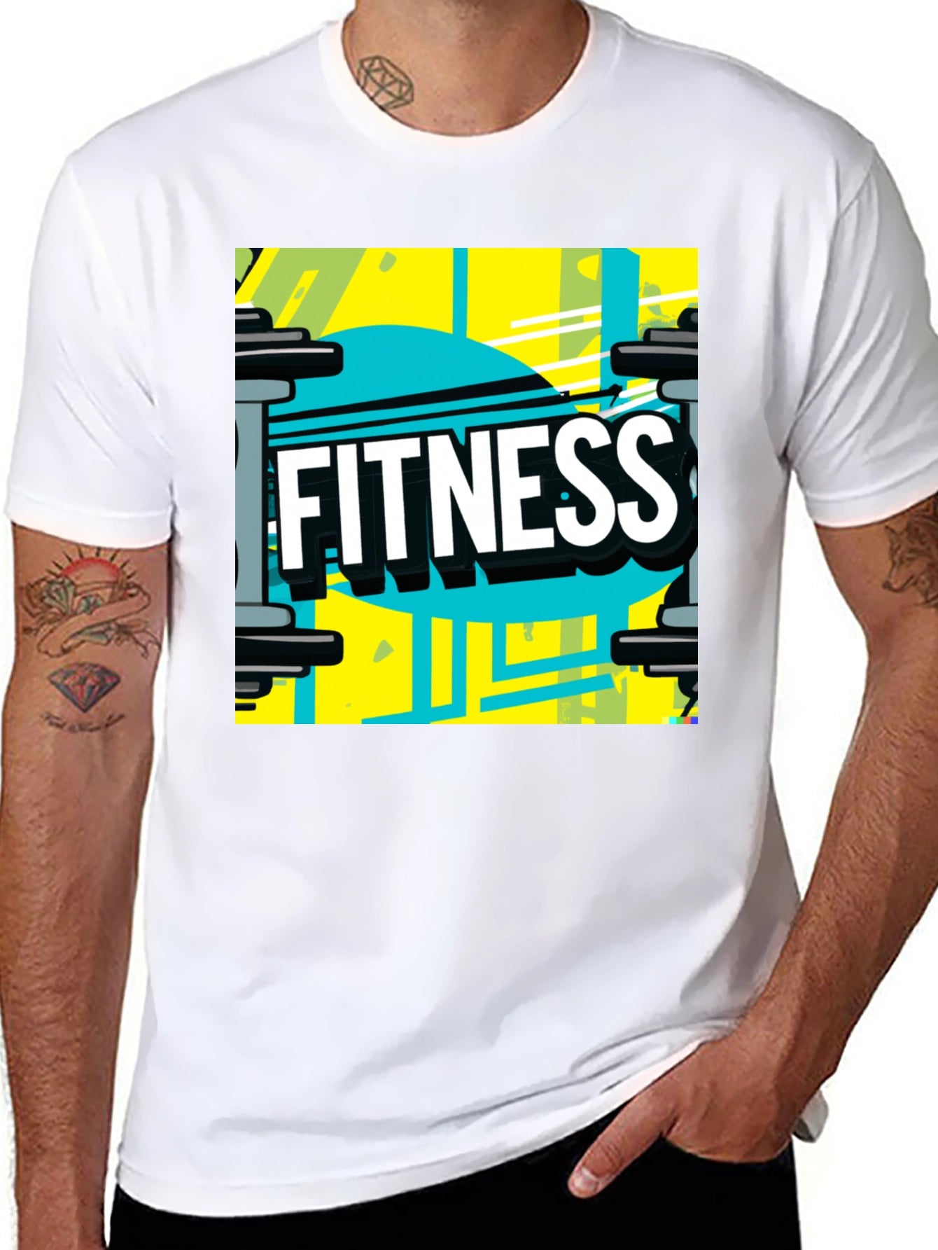 Fitness Graphic Tee - Workout Style