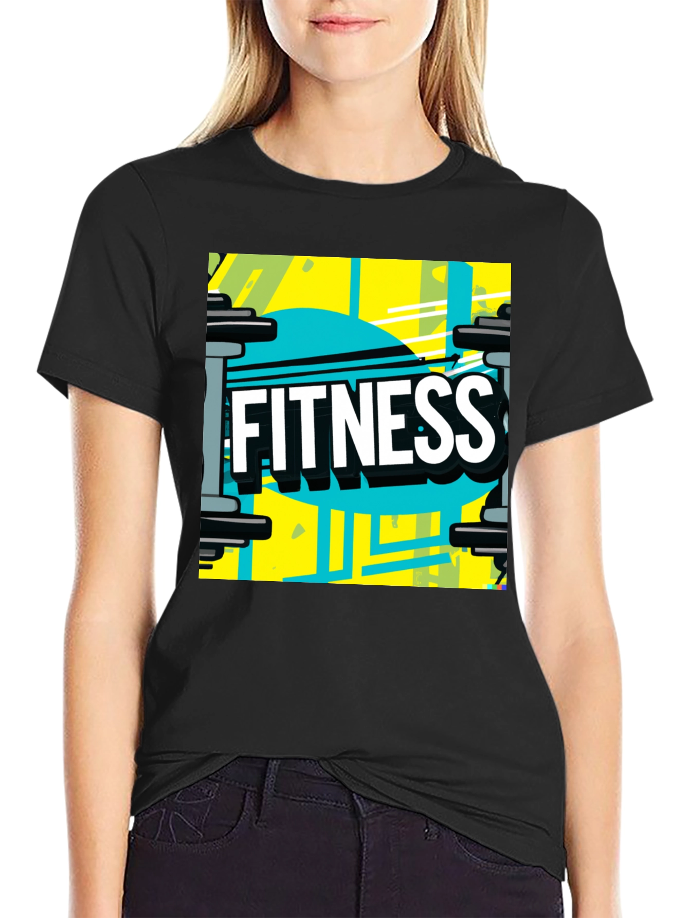 Fitness Graphic Tee - Workout Style