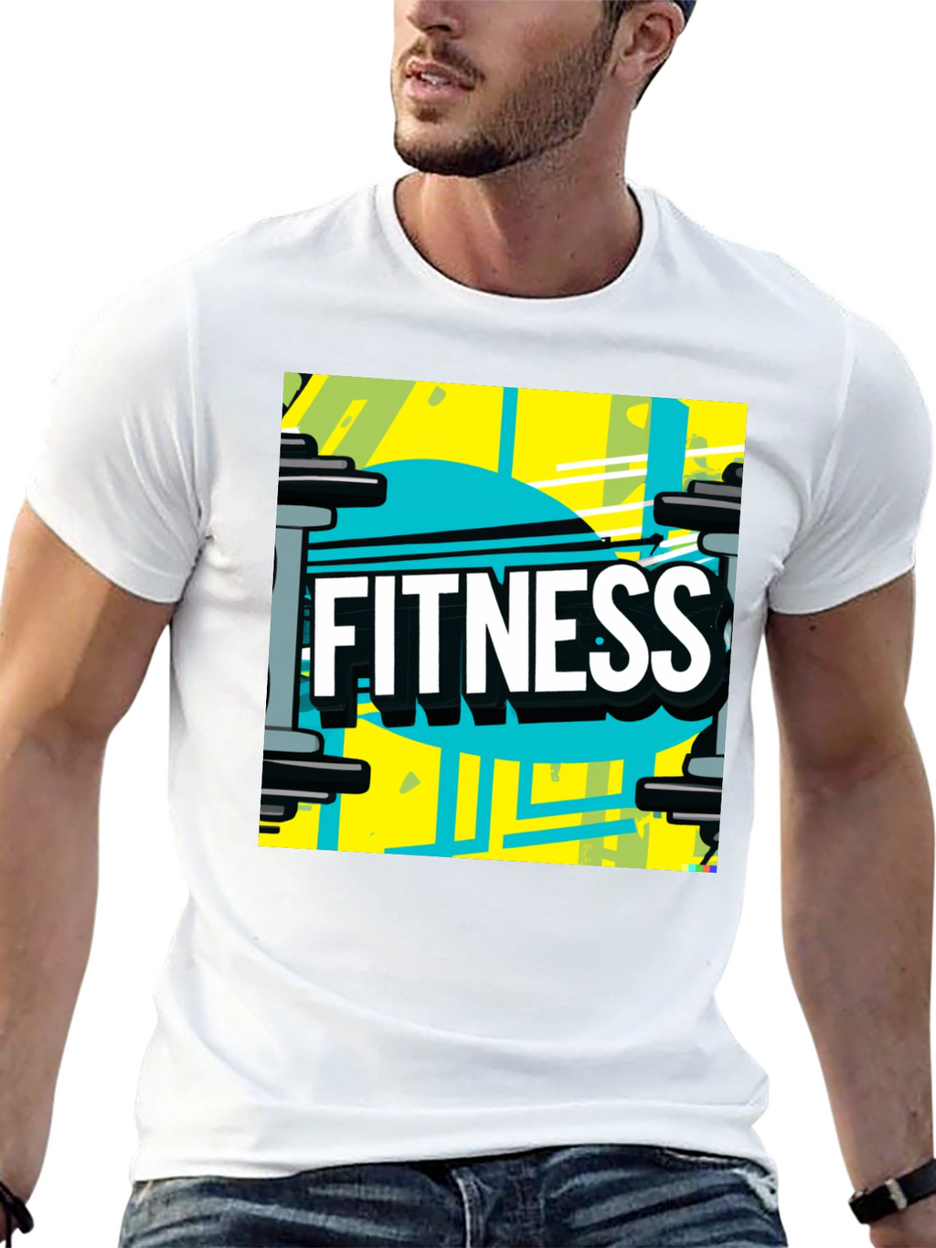 Fitness Graphic Tee - Workout Style