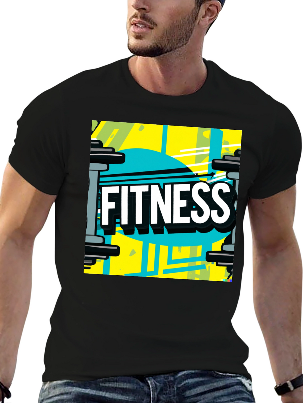 Fitness Graphic Tee - Workout Style