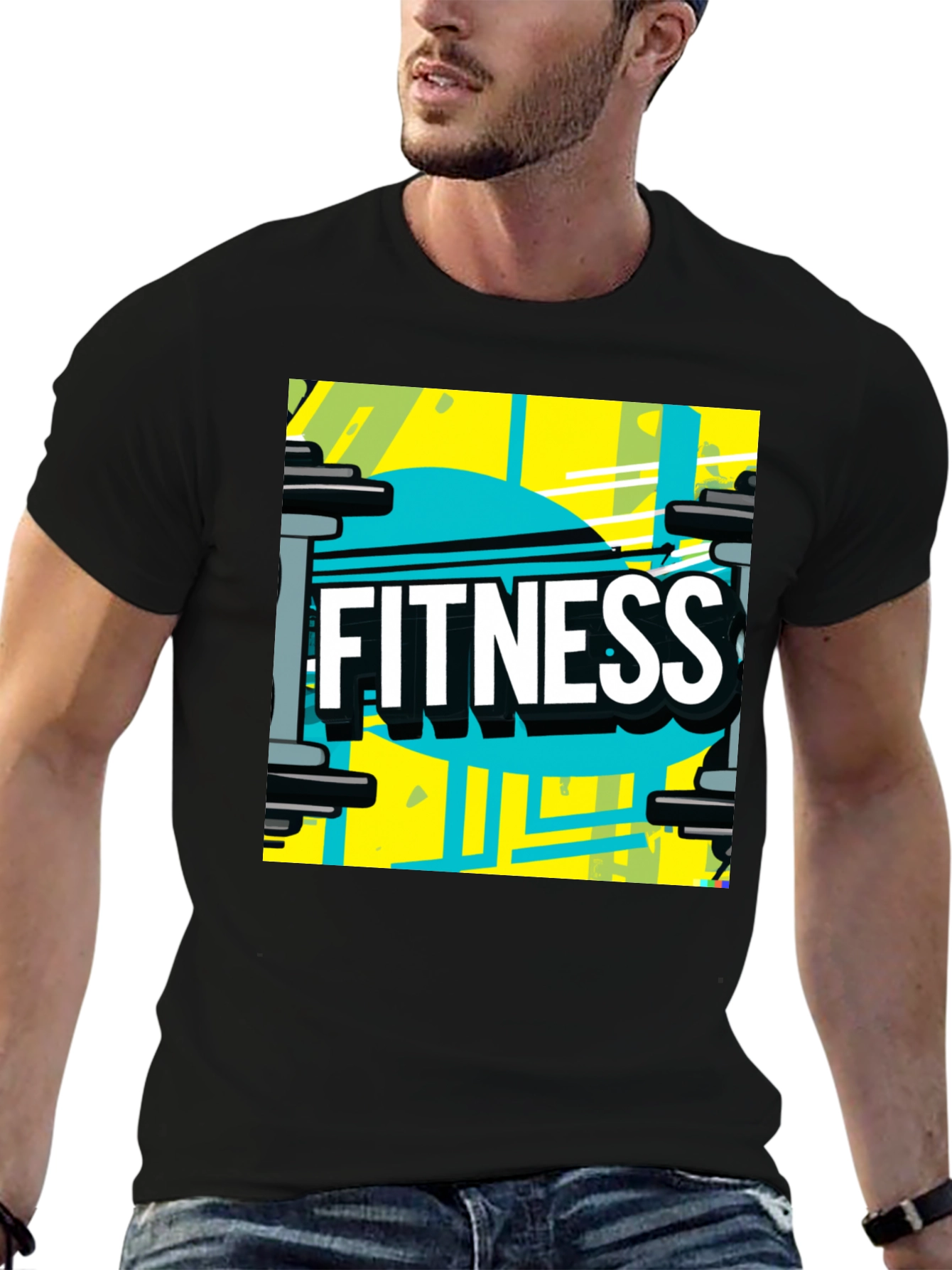Fitness Graphic Tee - Workout Style