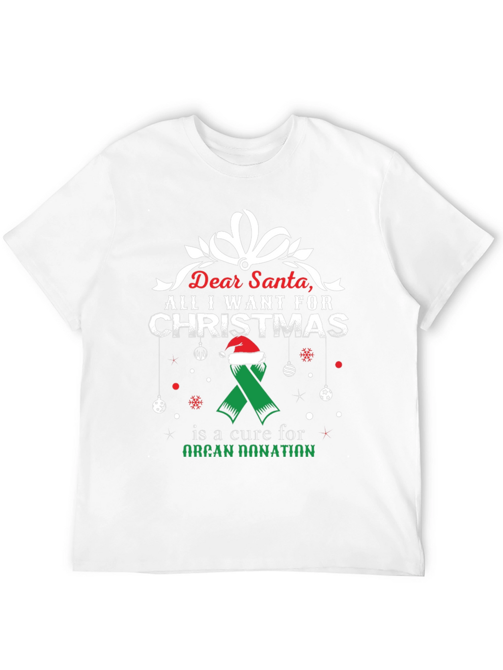 Organ Donation Christmas Wish T-Shirt