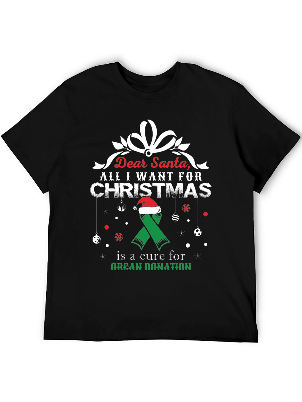 Organ Donation Christmas Wish T-Shirt