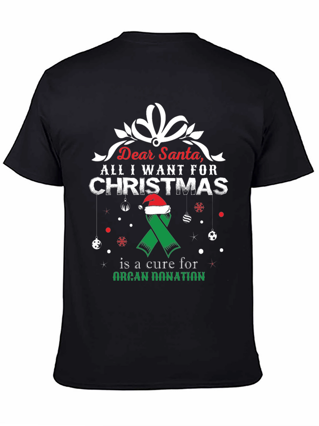 Organ Donation Christmas Wish T-Shirt