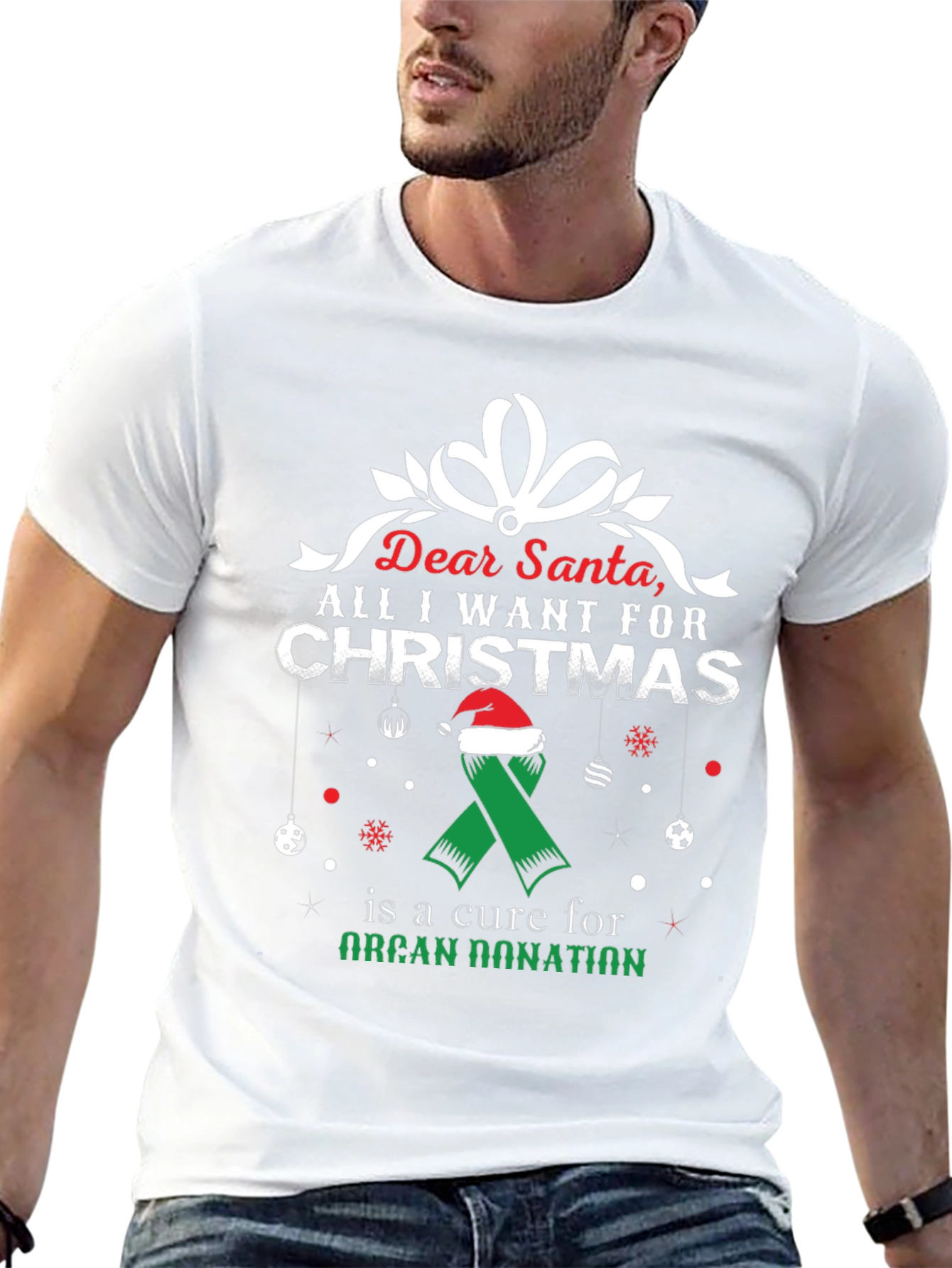 Organ Donation Christmas Wish T-Shirt