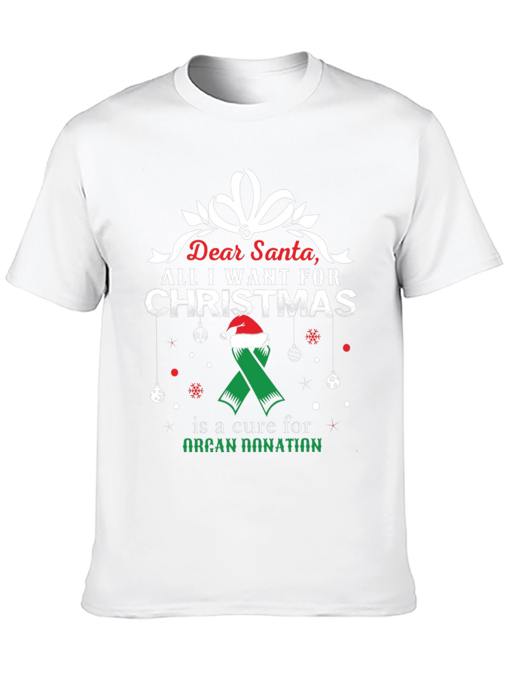 Organ Donation Christmas Wish T-Shirt