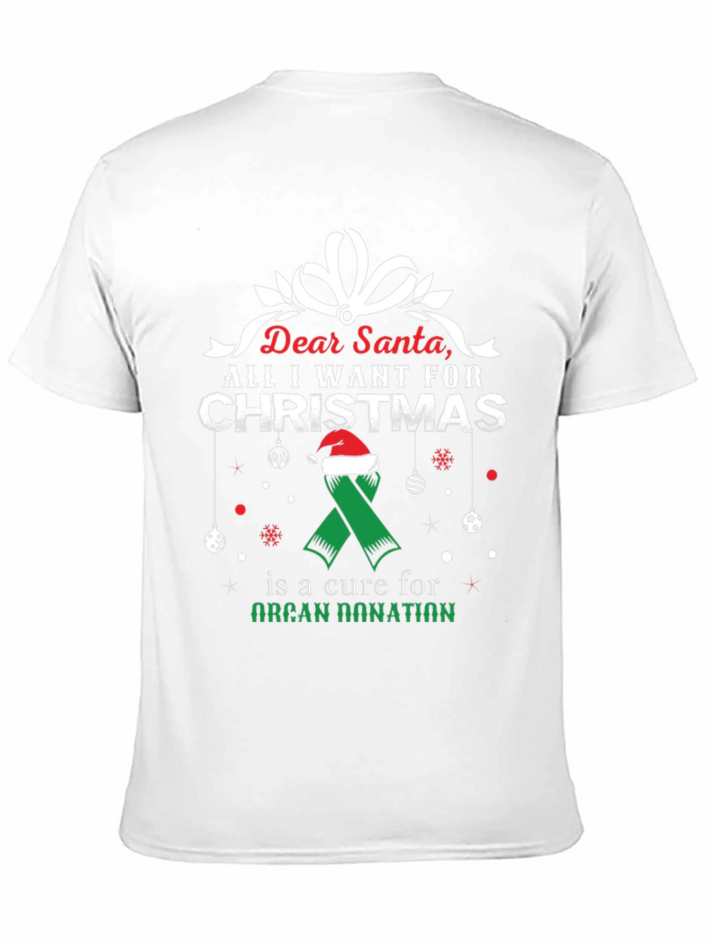Organ Donation Christmas Wish T-Shirt
