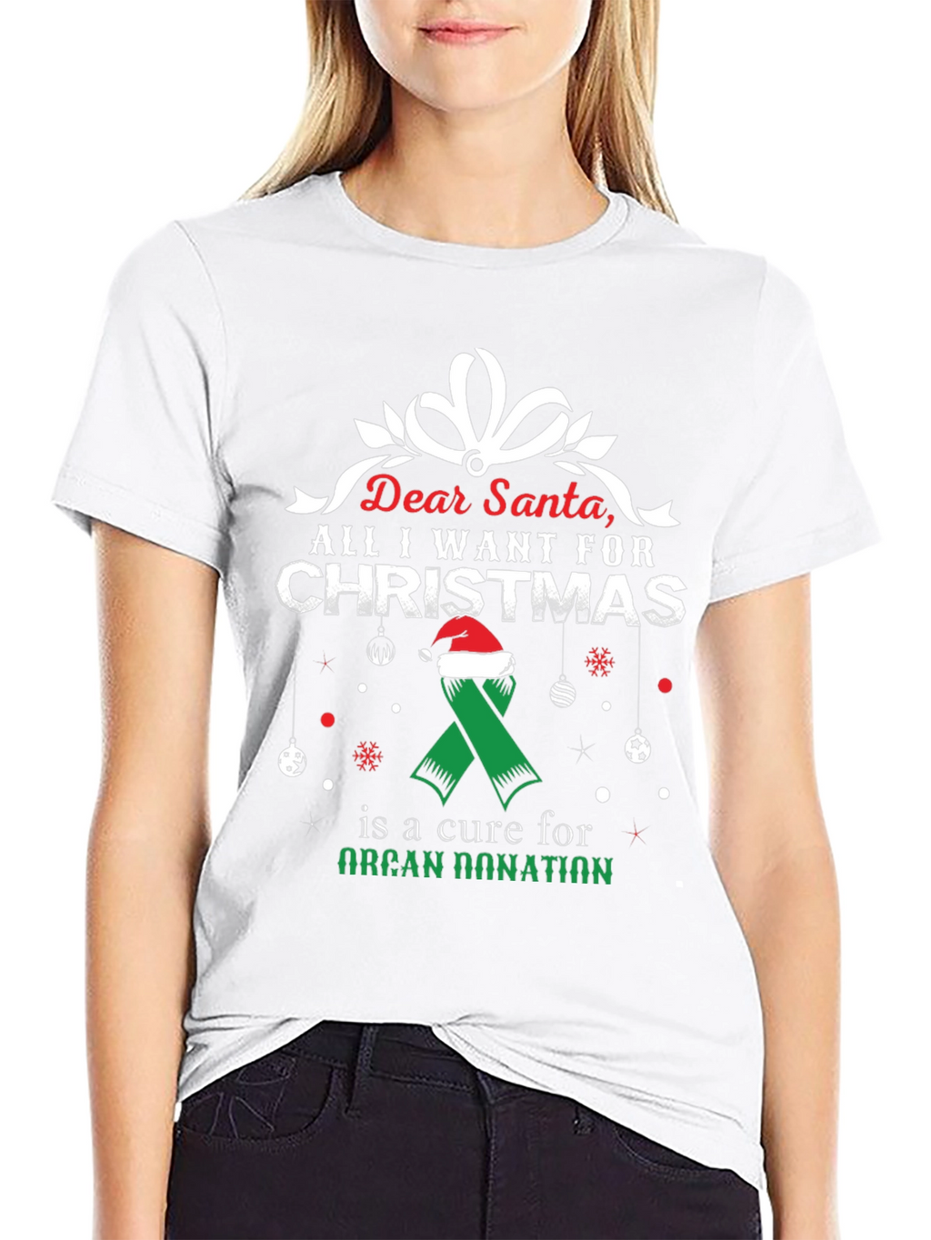 Organ Donation Christmas Wish T-Shirt