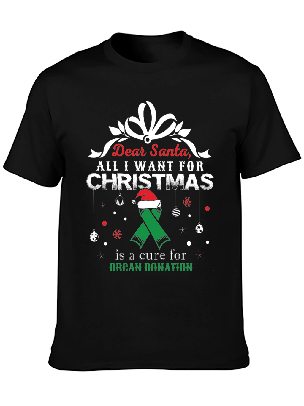 Organ Donation Christmas Wish T-Shirt