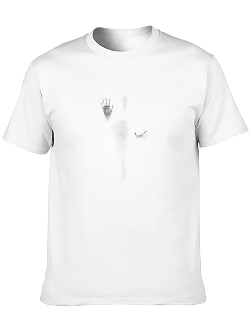Mens Black Crew Neck Short Sleeve T-Shirt