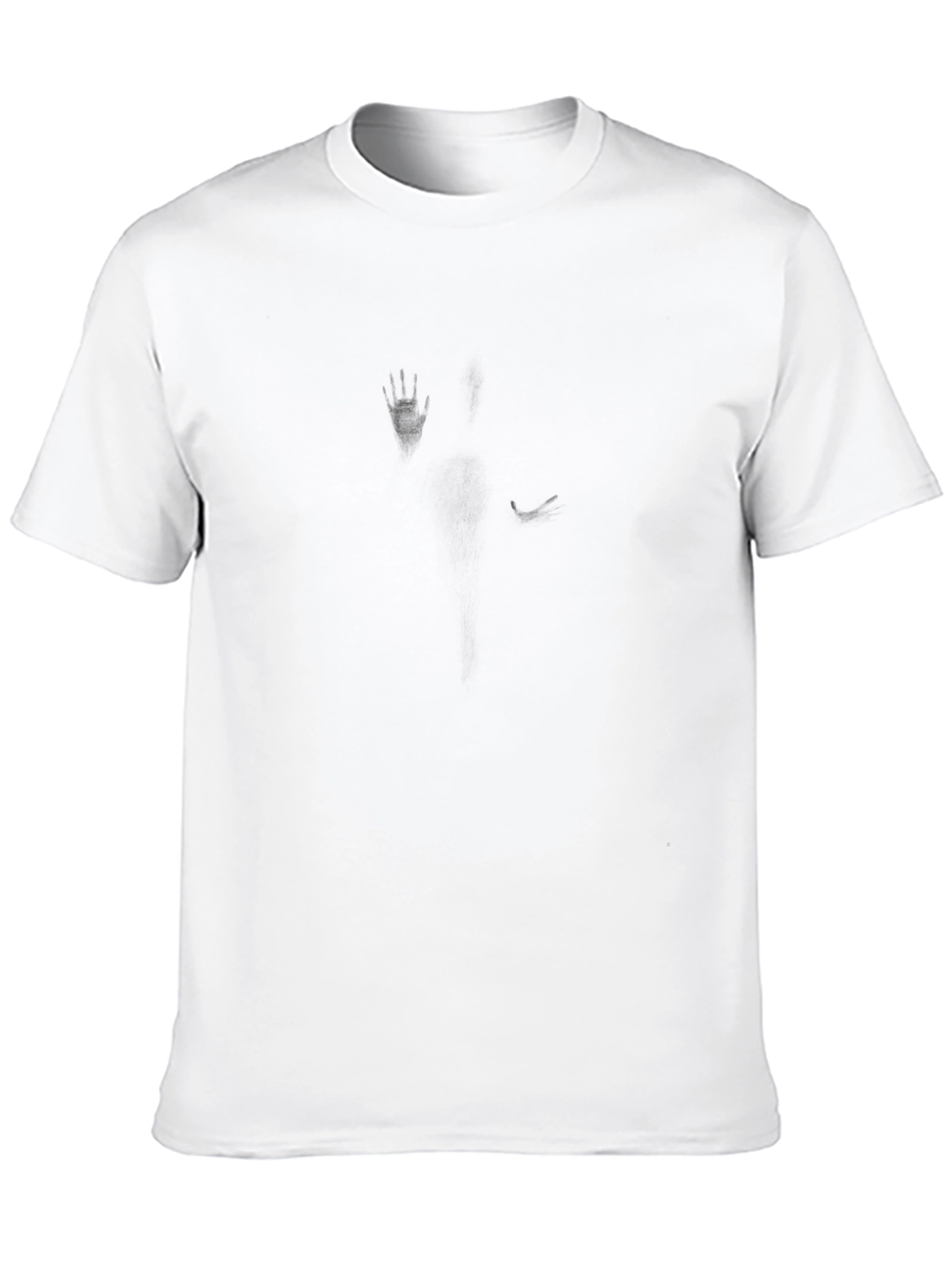 Mens Black Crew Neck Short Sleeve T-Shirt