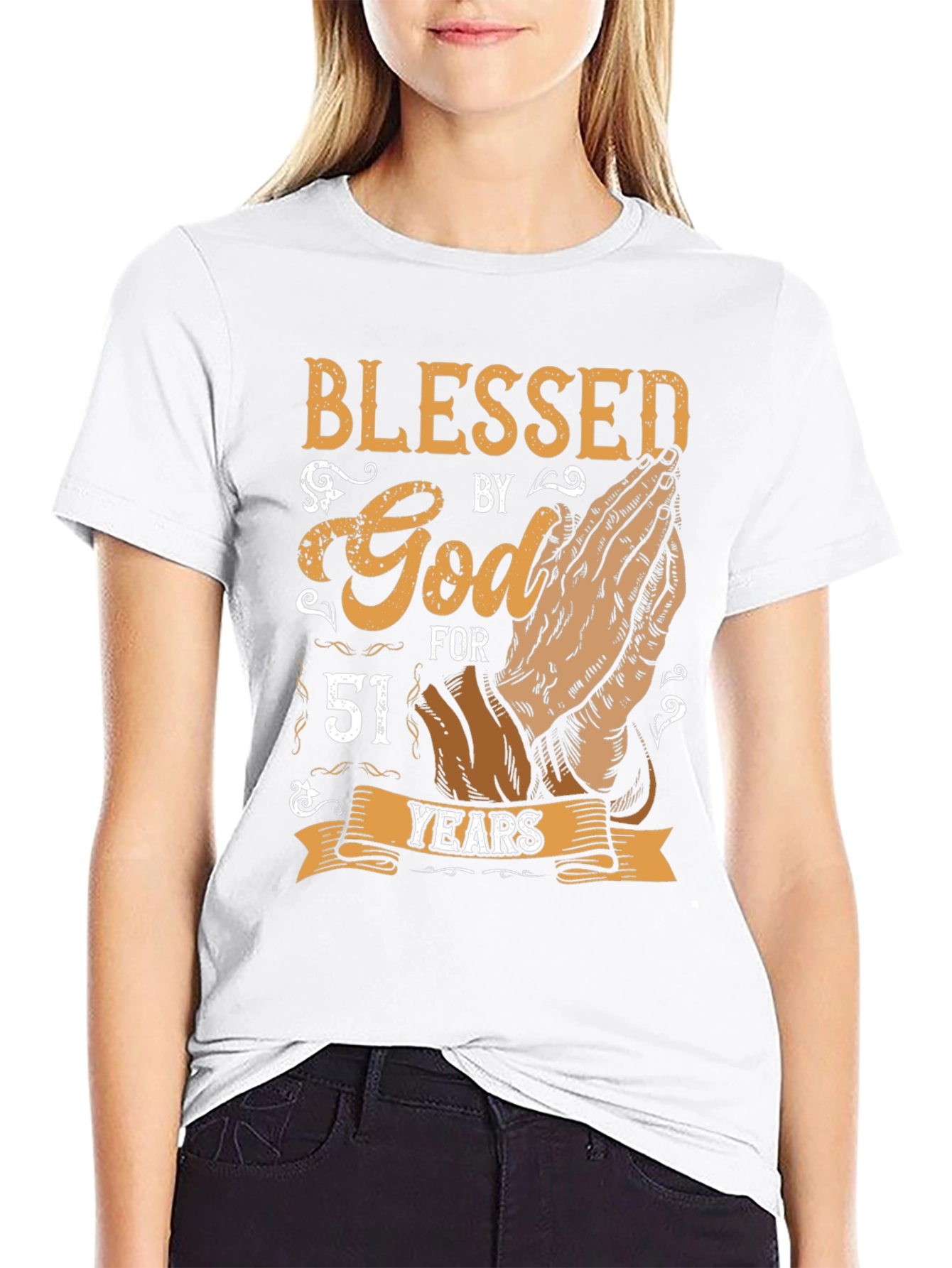 Blessed by God Graphic T-Shirt