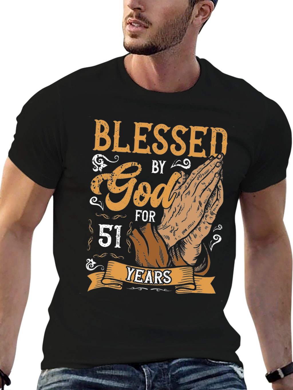 Blessed by God Graphic T-Shirt