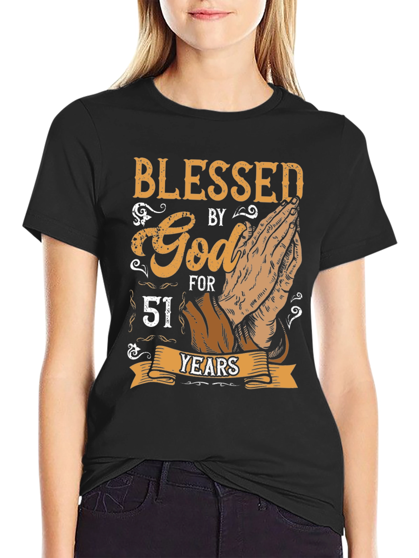 Blessed by God Graphic T-Shirt