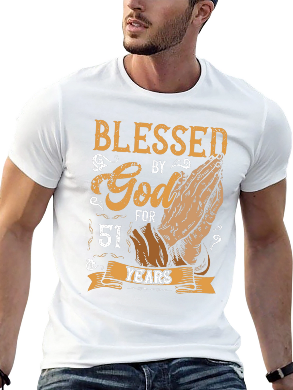 Blessed by God Graphic T-Shirt