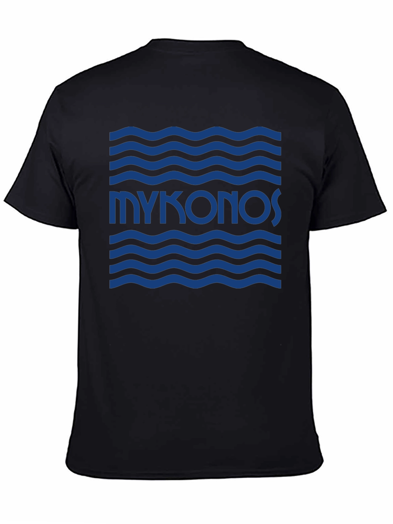 Mykonos Wave T-Shirt - Island Vibes