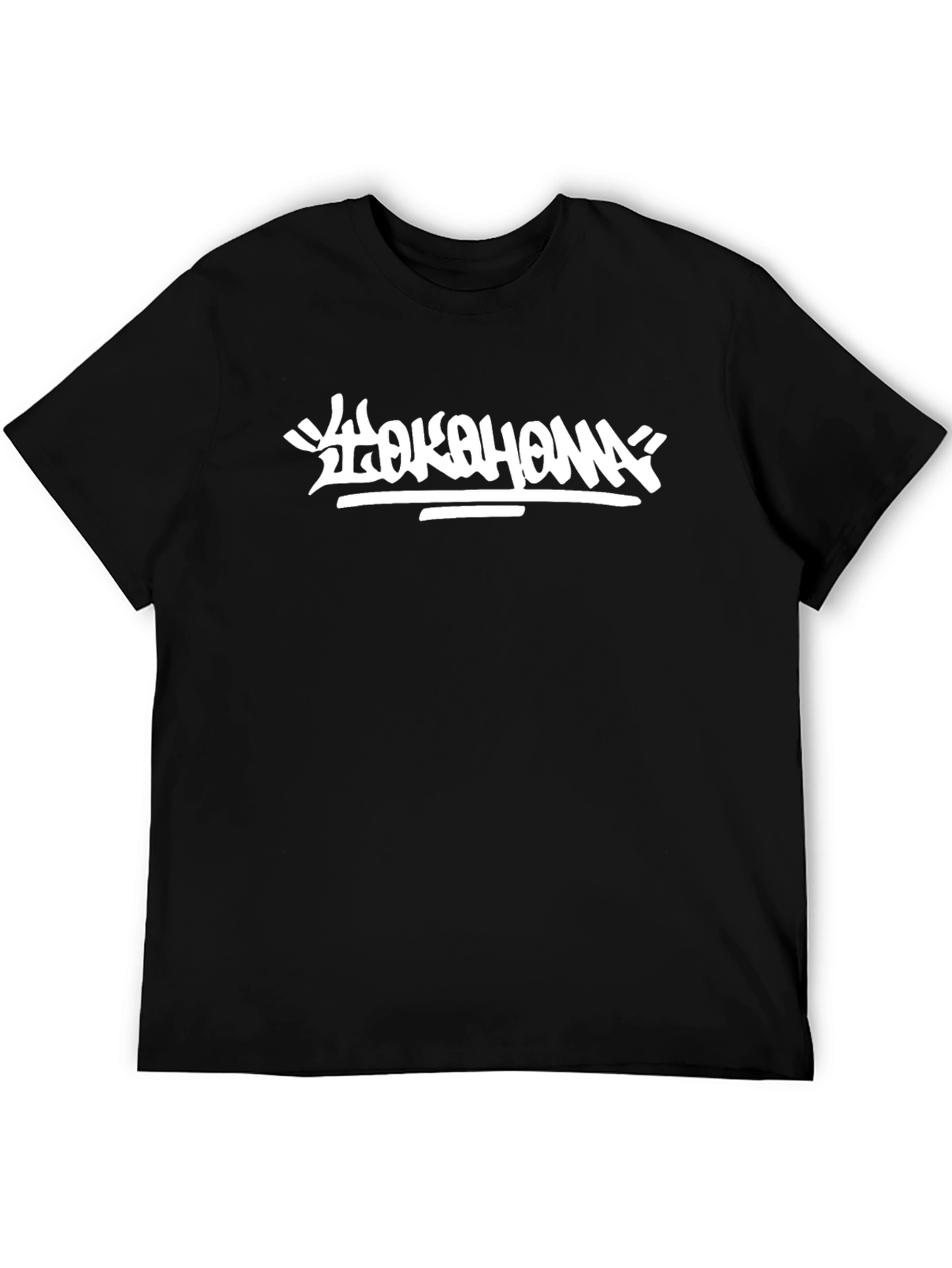 Urban Style Black Graphic Tee