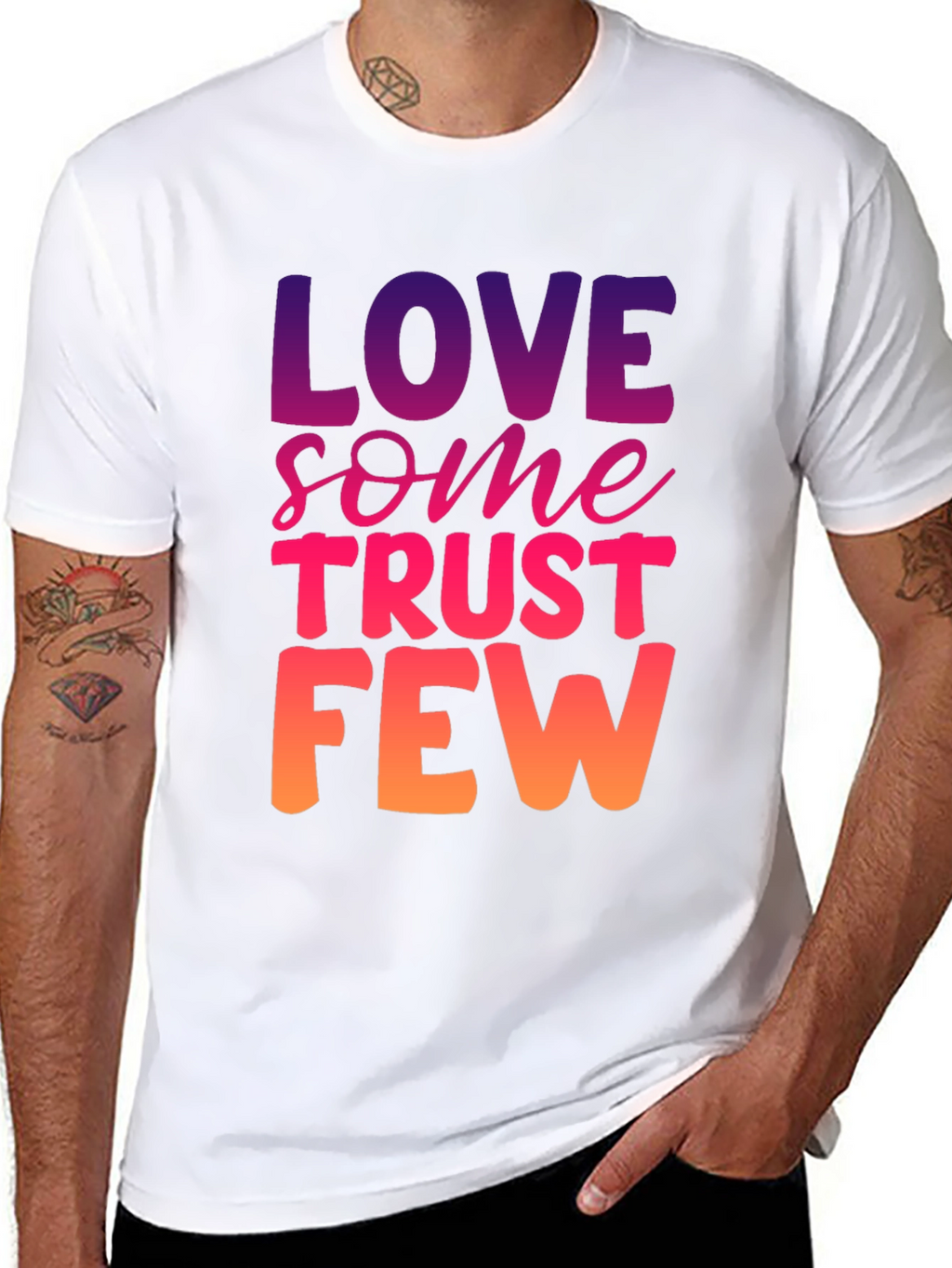 Love Some Trust Few Graphic Tee