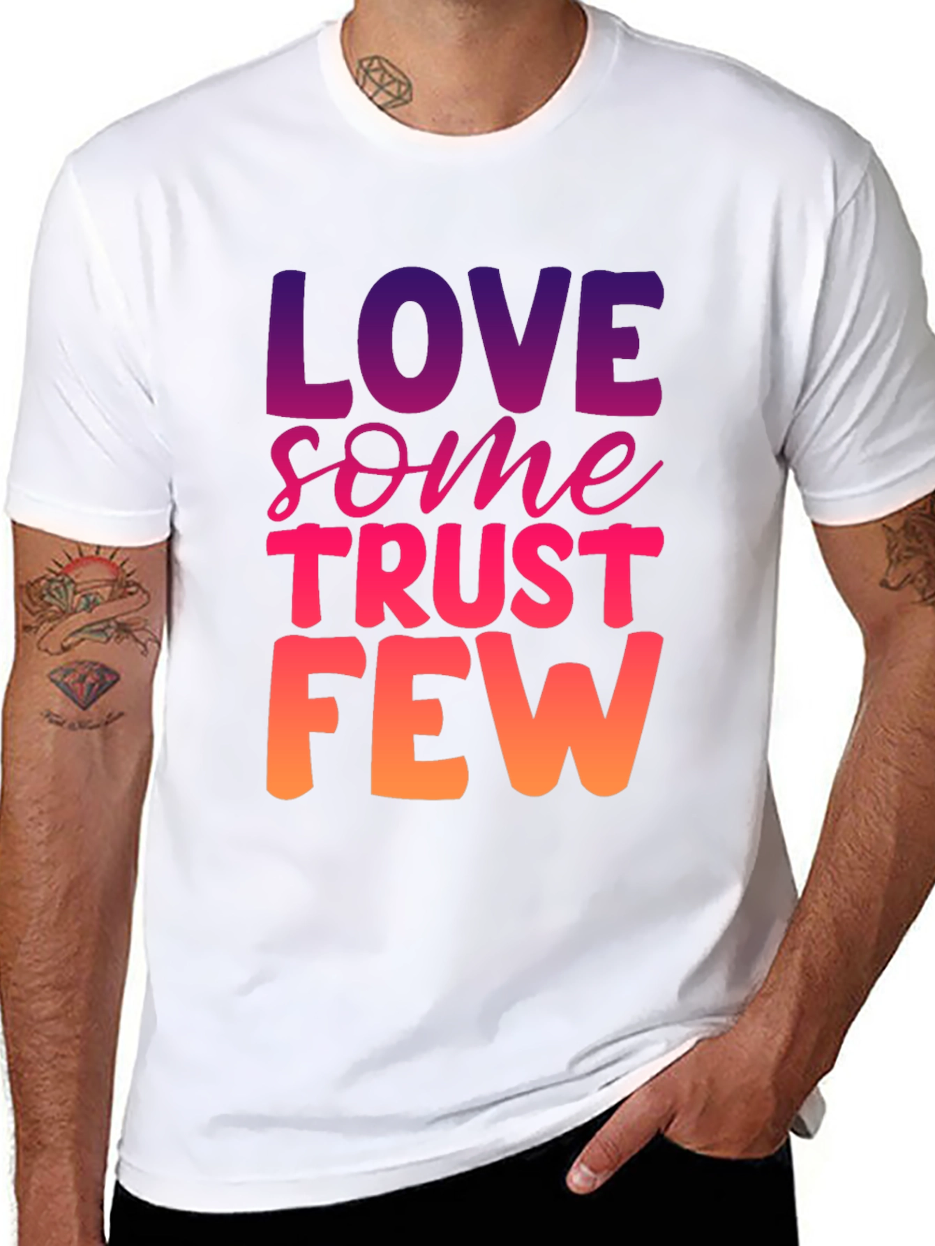 Love Some Trust Few Graphic Tee