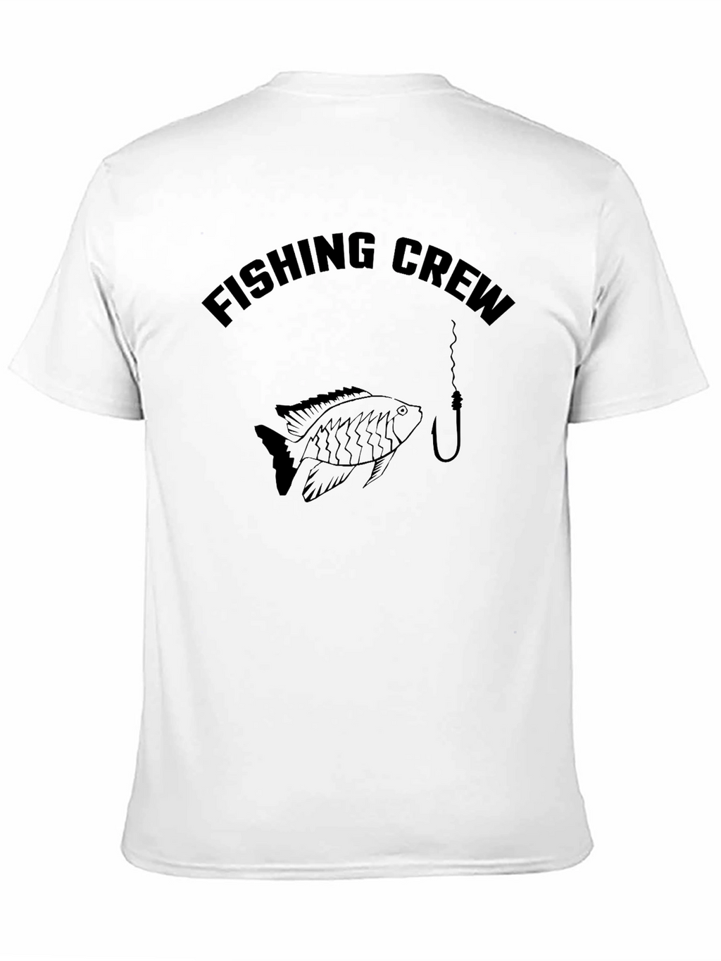 Fishing Crew Black Graphic T-Shirt