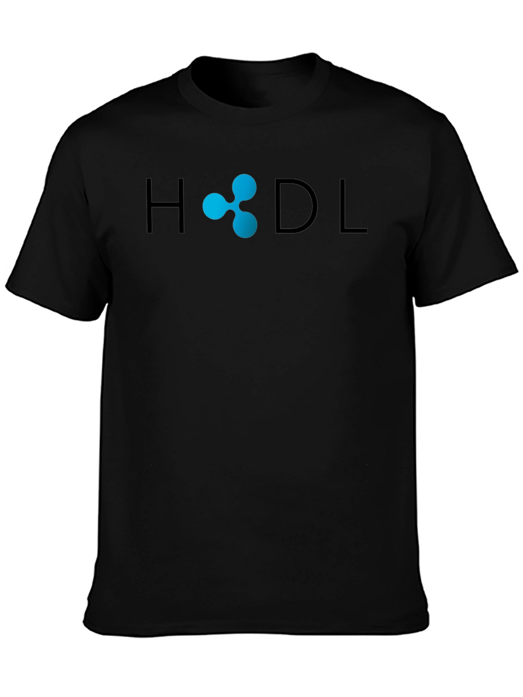 HODL Ripple Crypto T-Shirt - Black
