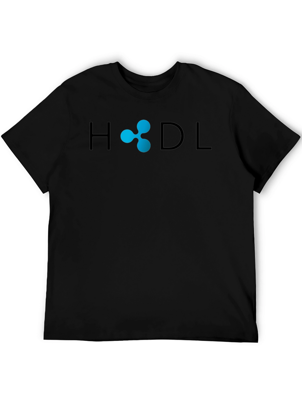 HODL Ripple Crypto T-Shirt - Black