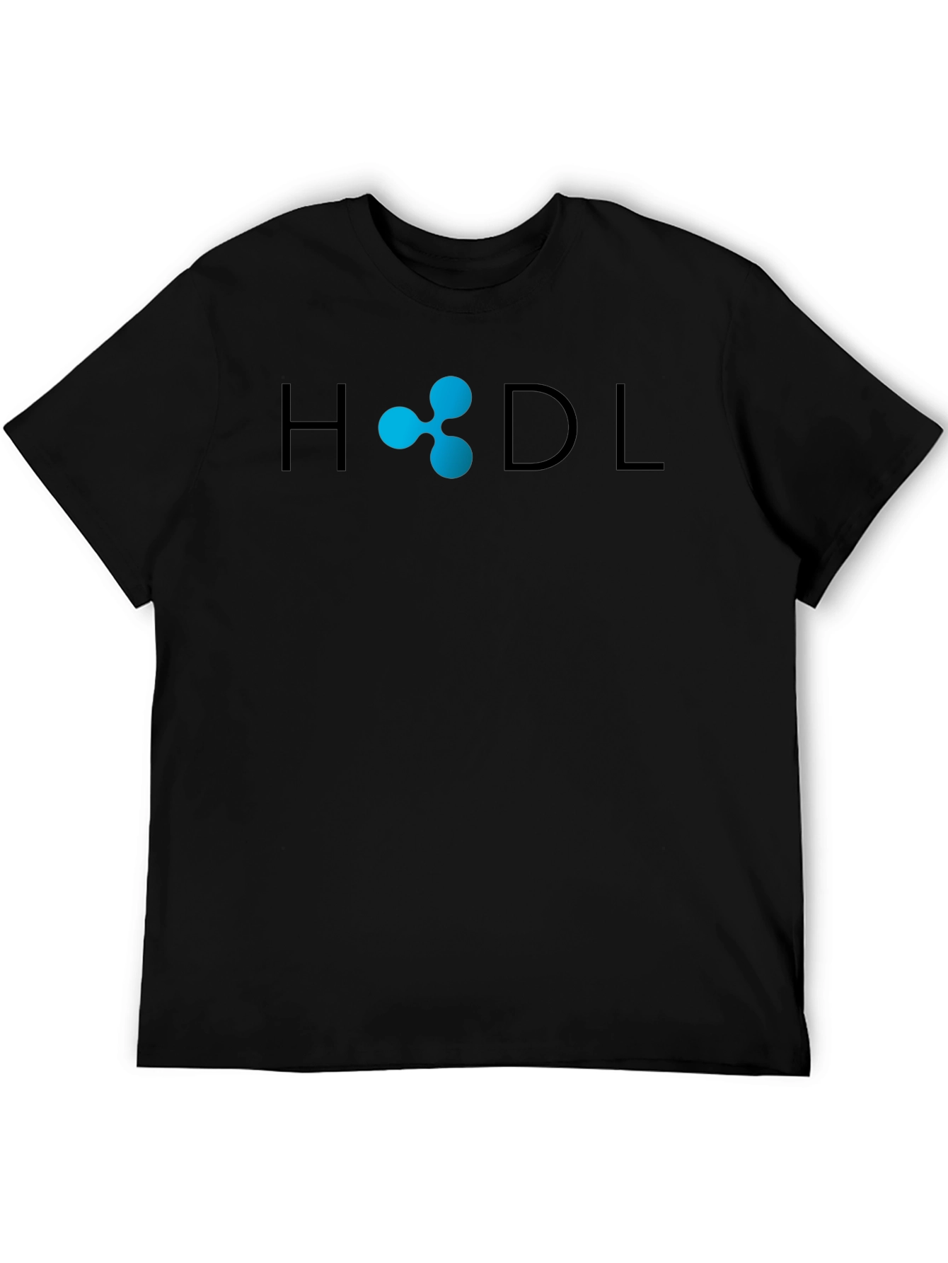HODL Ripple Crypto T-Shirt - Black