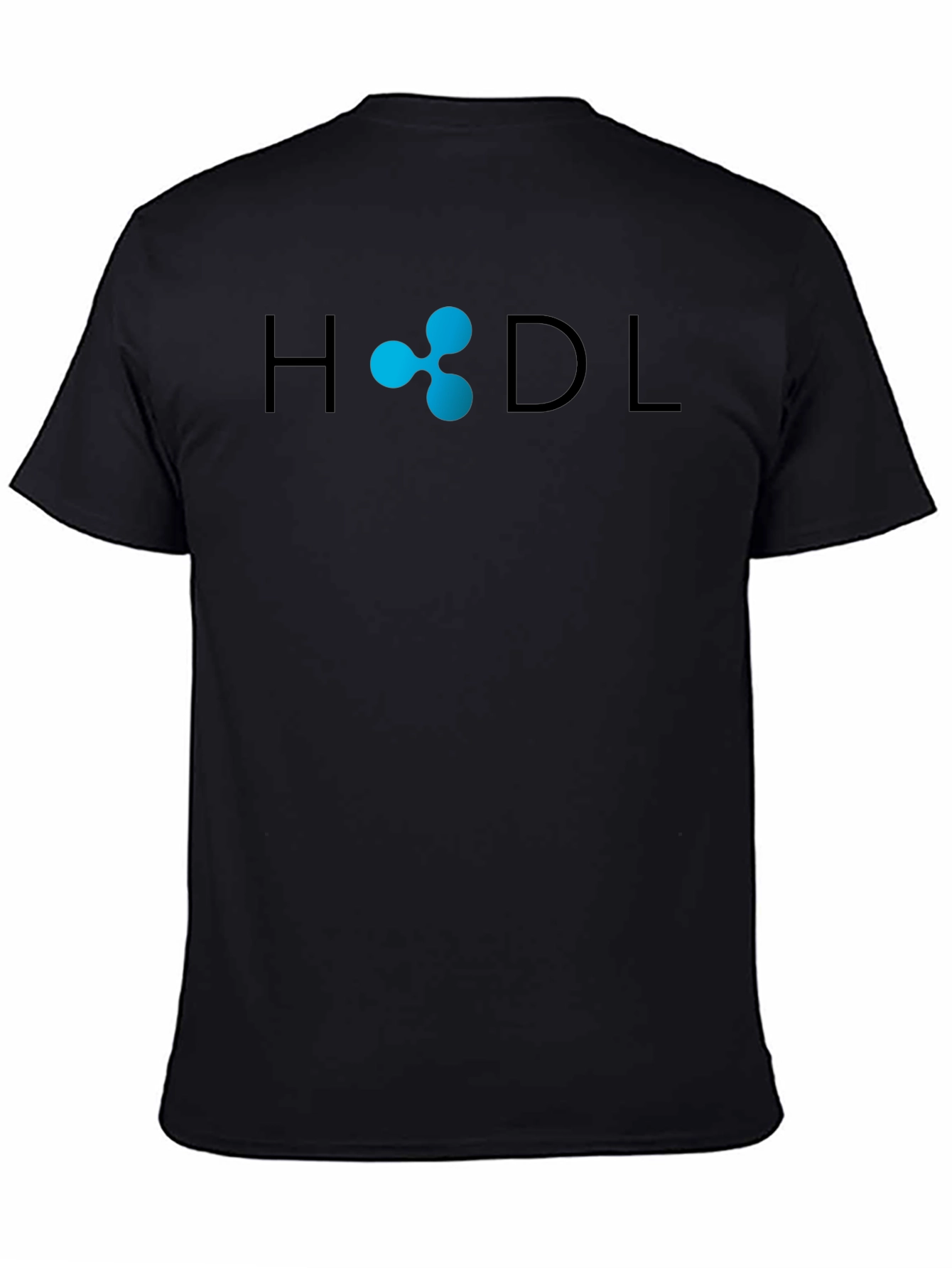 HODL Ripple Crypto T-Shirt - Black