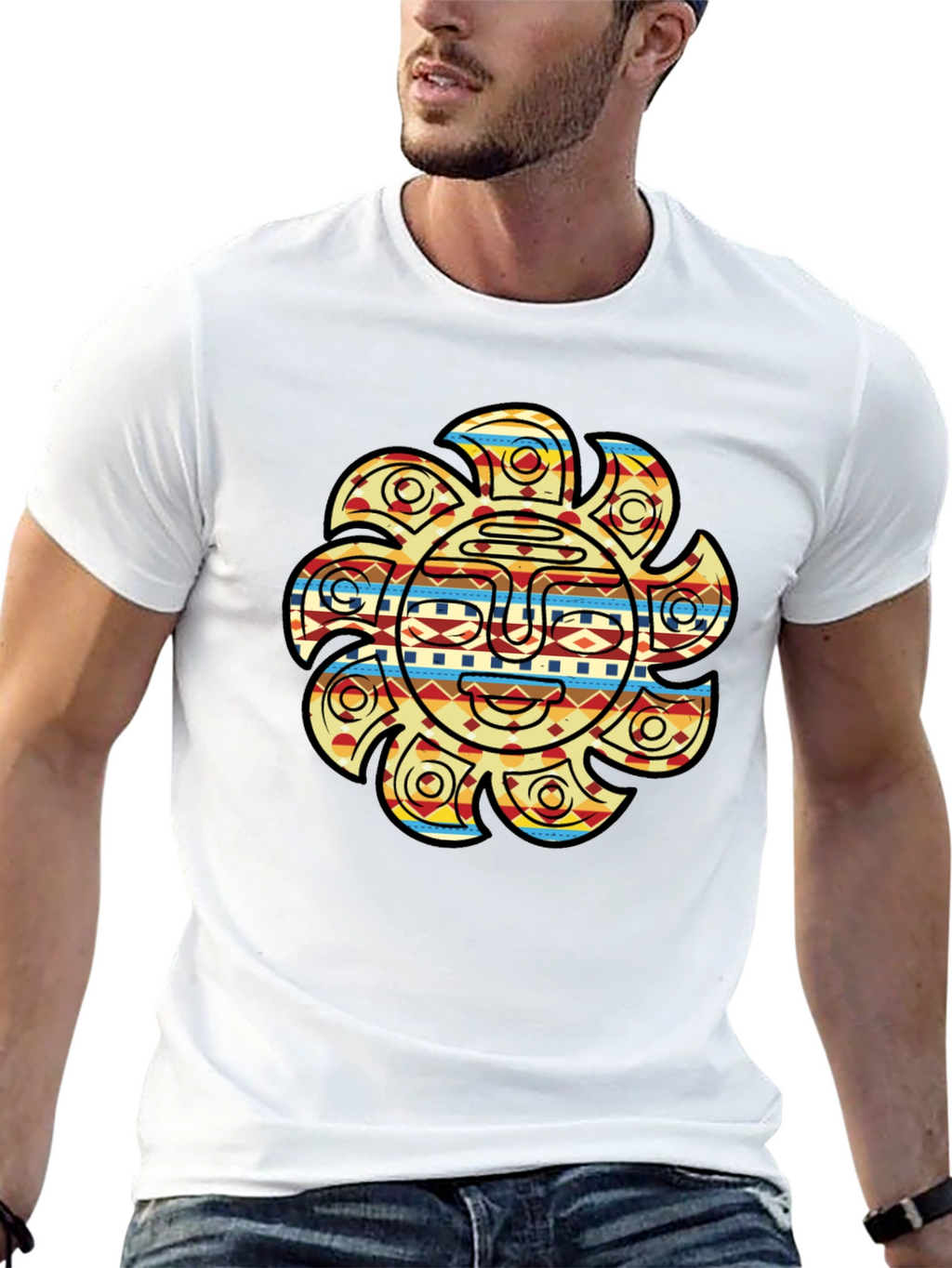 Aztec Sun Graphic Tee