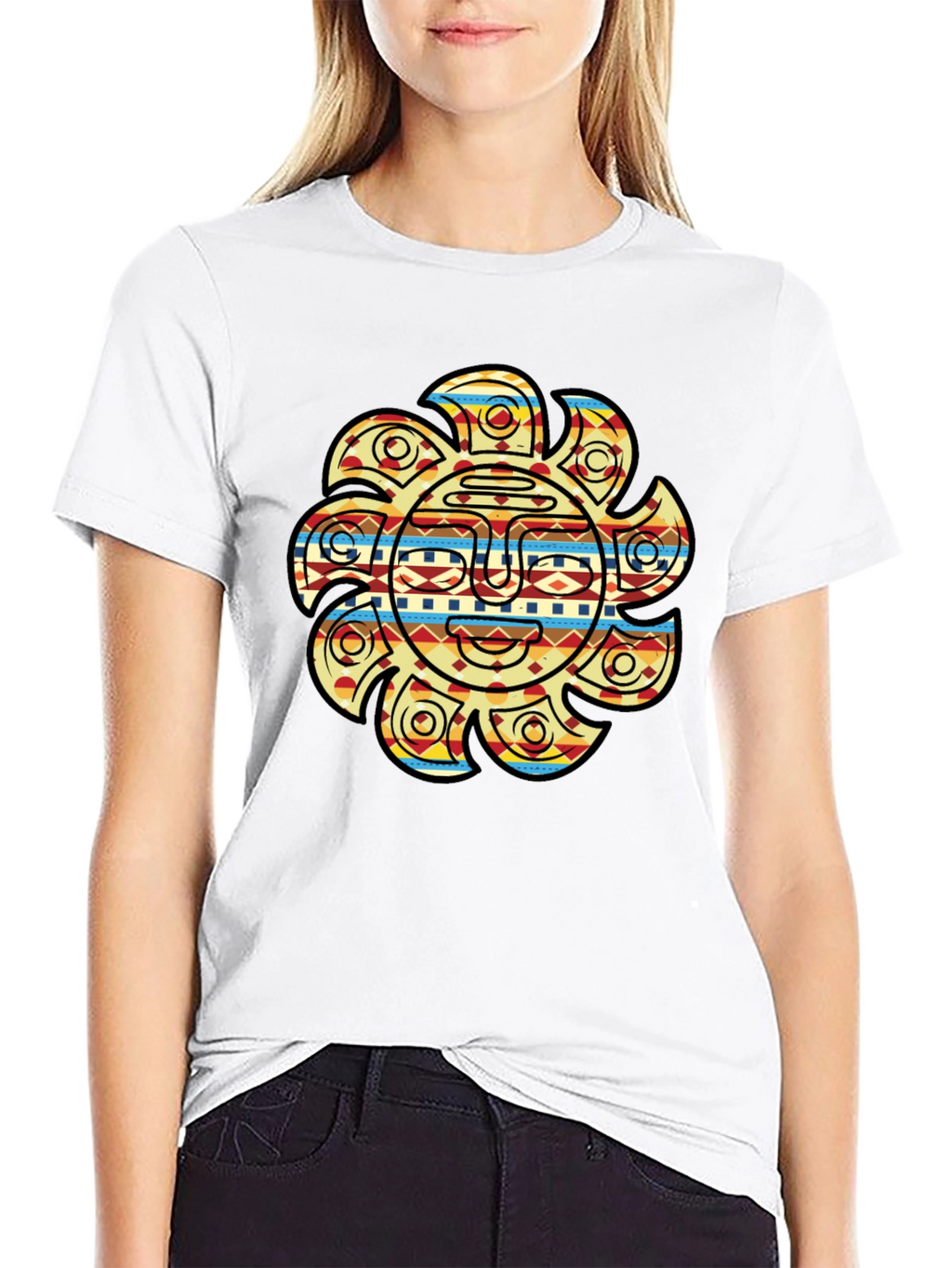 Aztec Sun Graphic Tee